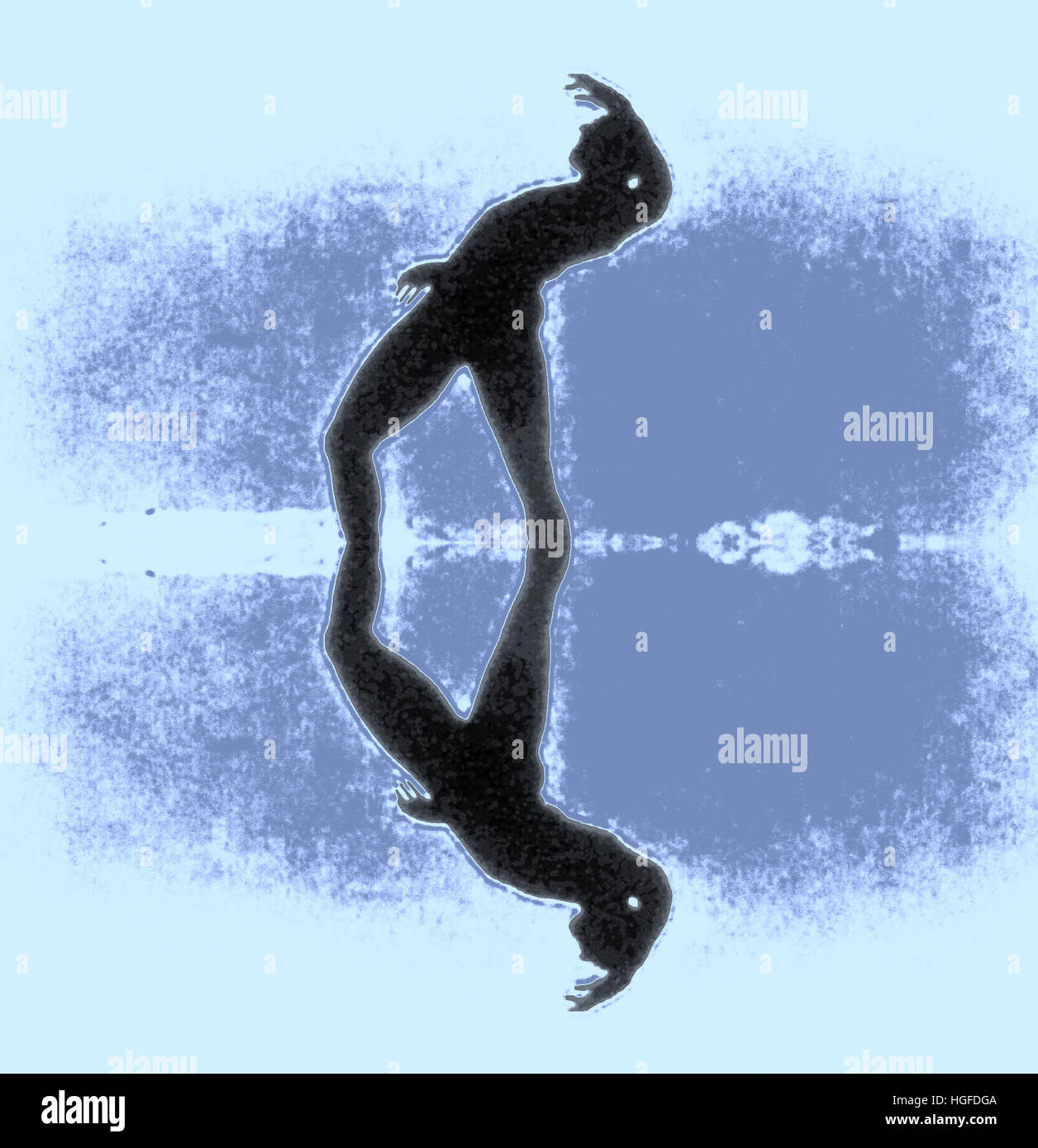 Man dancing silhouette hi-res stock photography and images - Alamy