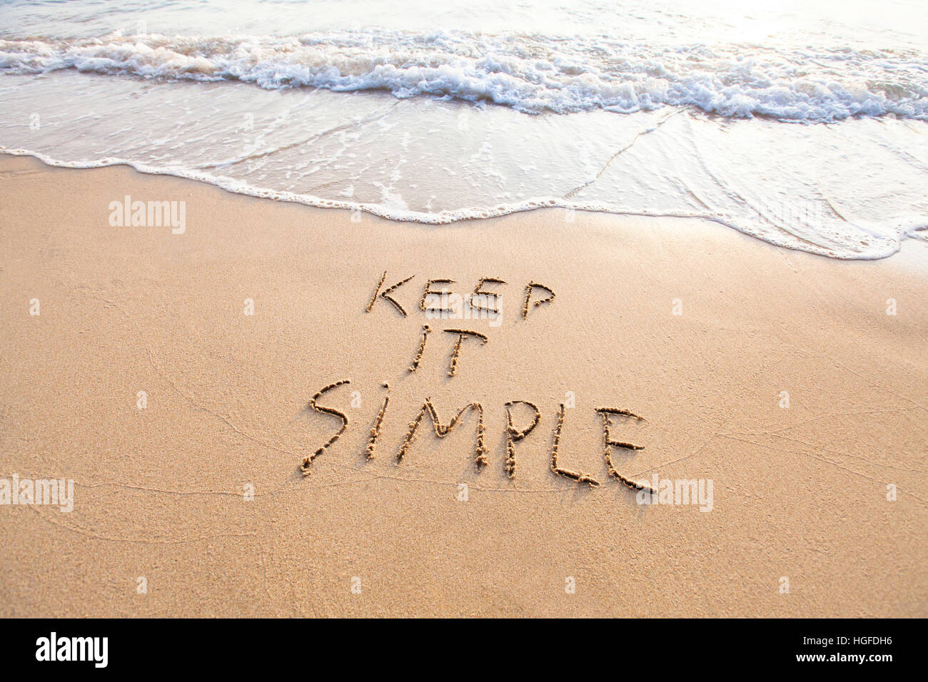 Keep it simple stock photo alamy