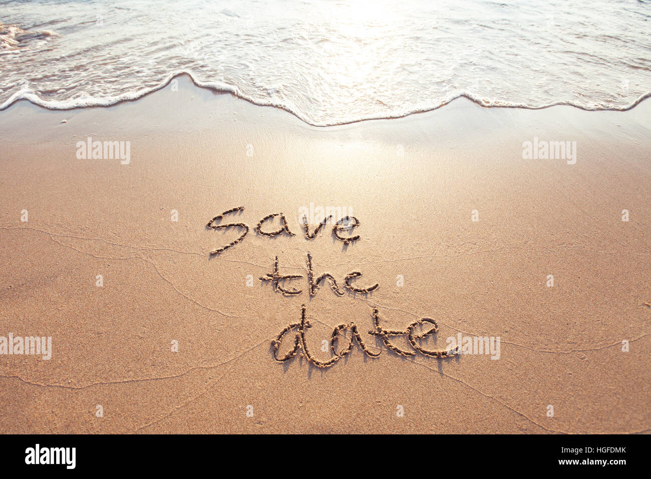 save the date card Stock Photo