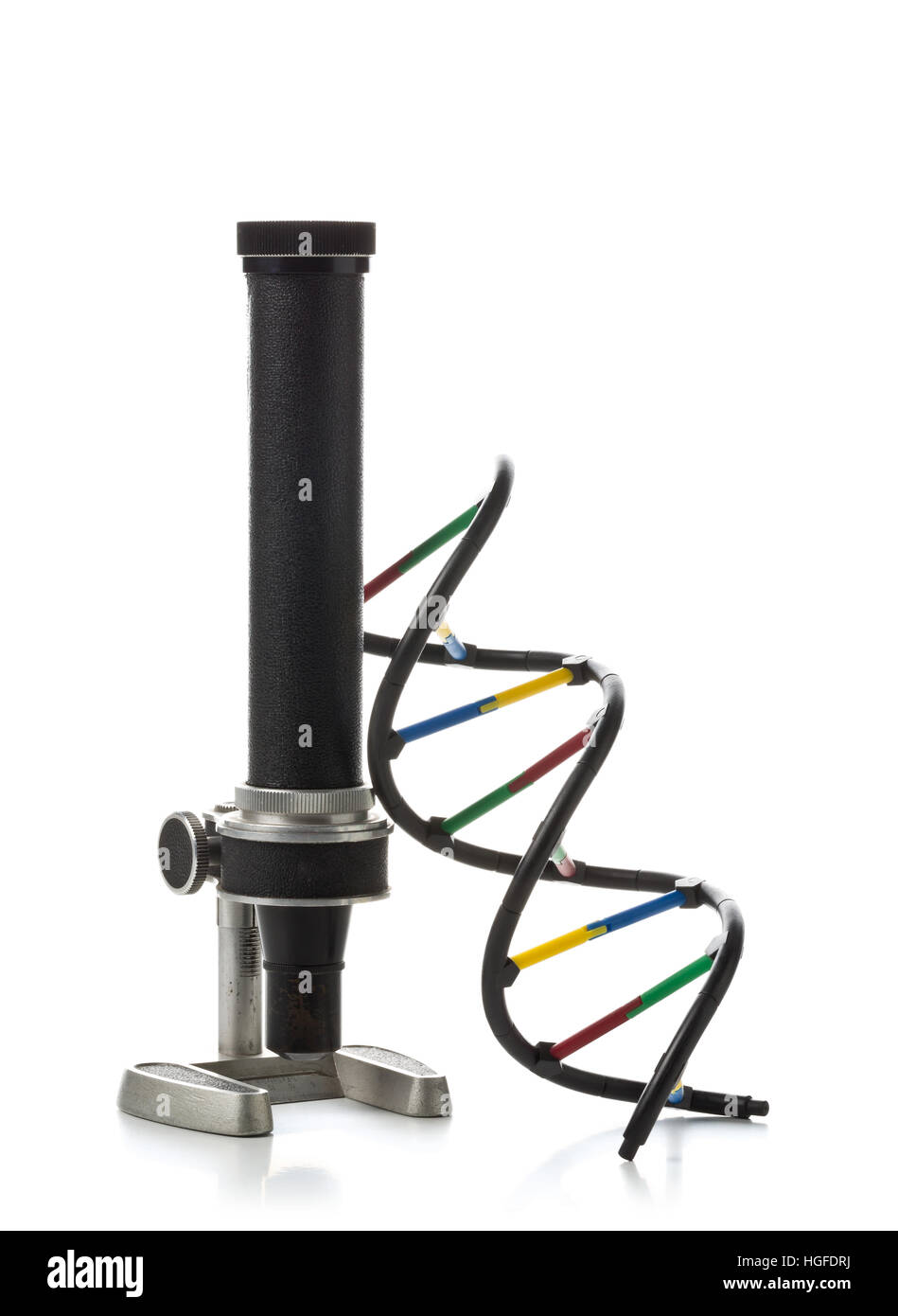 Dna concept microscope Cut Out Stock Images & Pictures Alamy