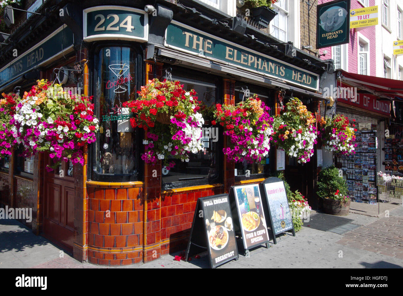 London, Camden, Pub Stock Photo