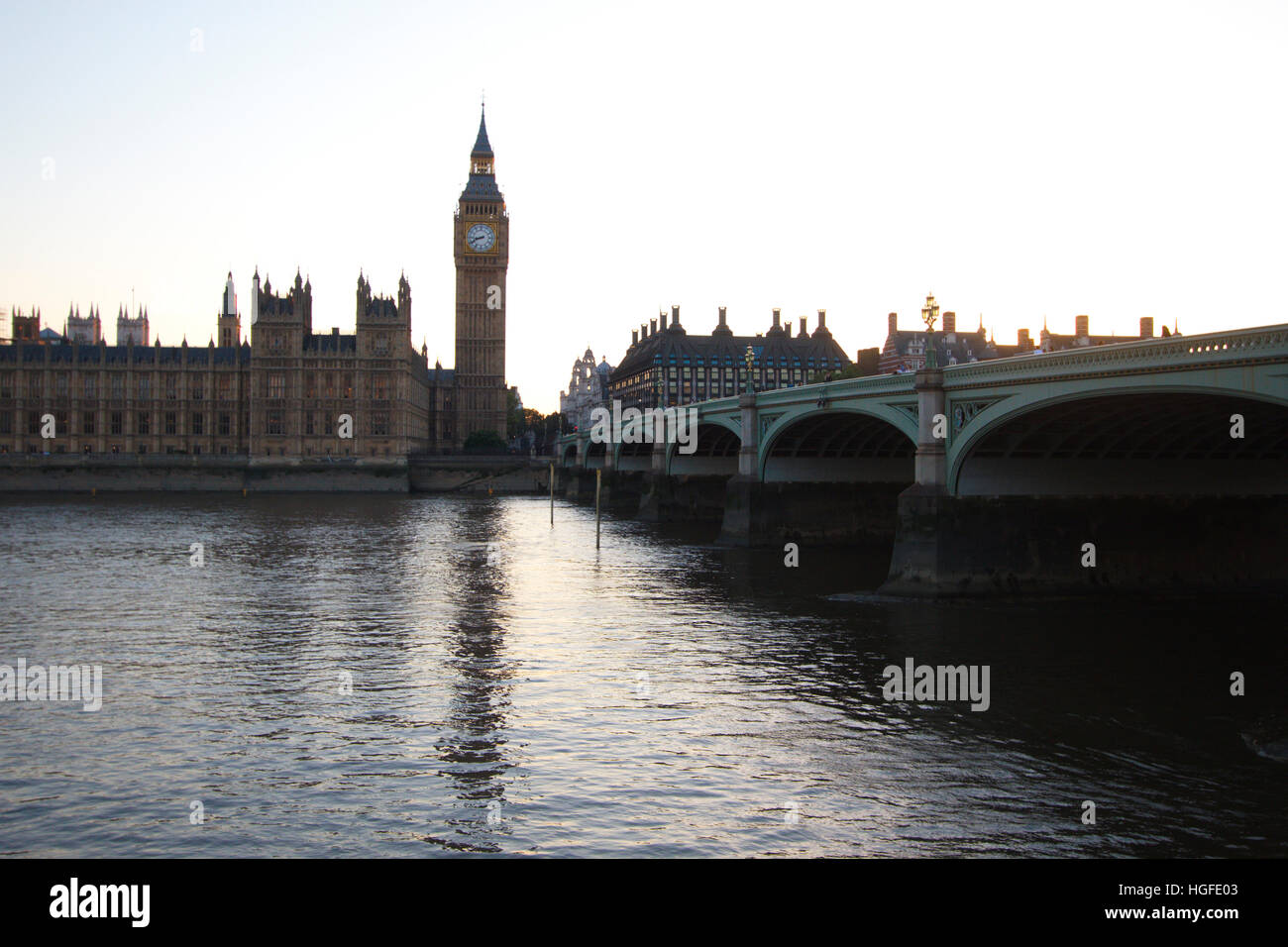 Parliament and Big Ben in London Stock Photo