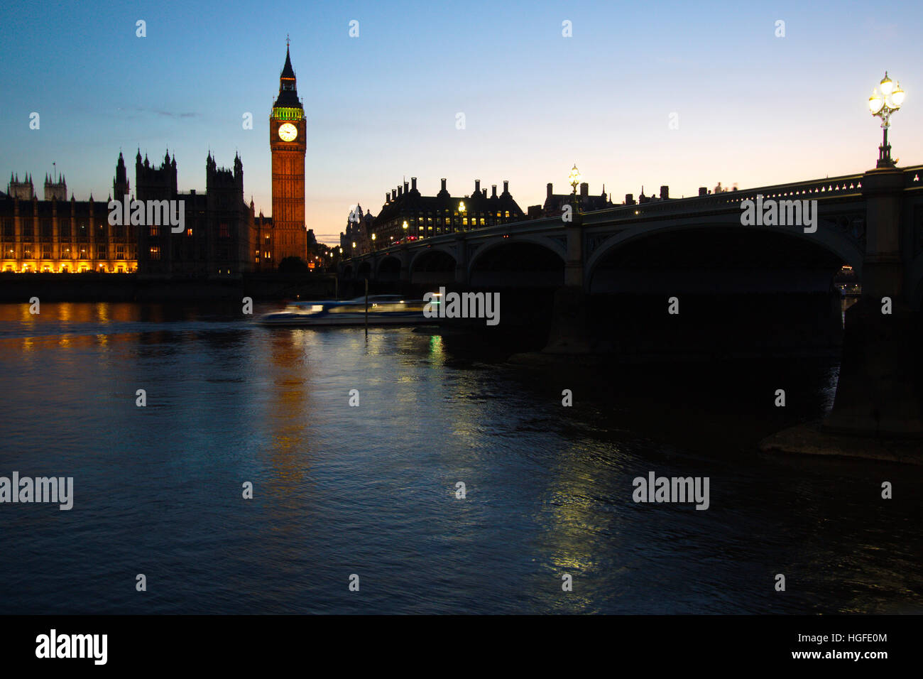 Parliament and Big Ben in London Stock Photo