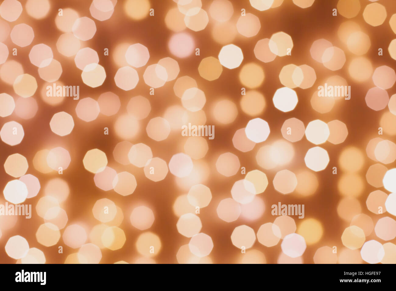 blurred christmas lights festive background Stock Photo