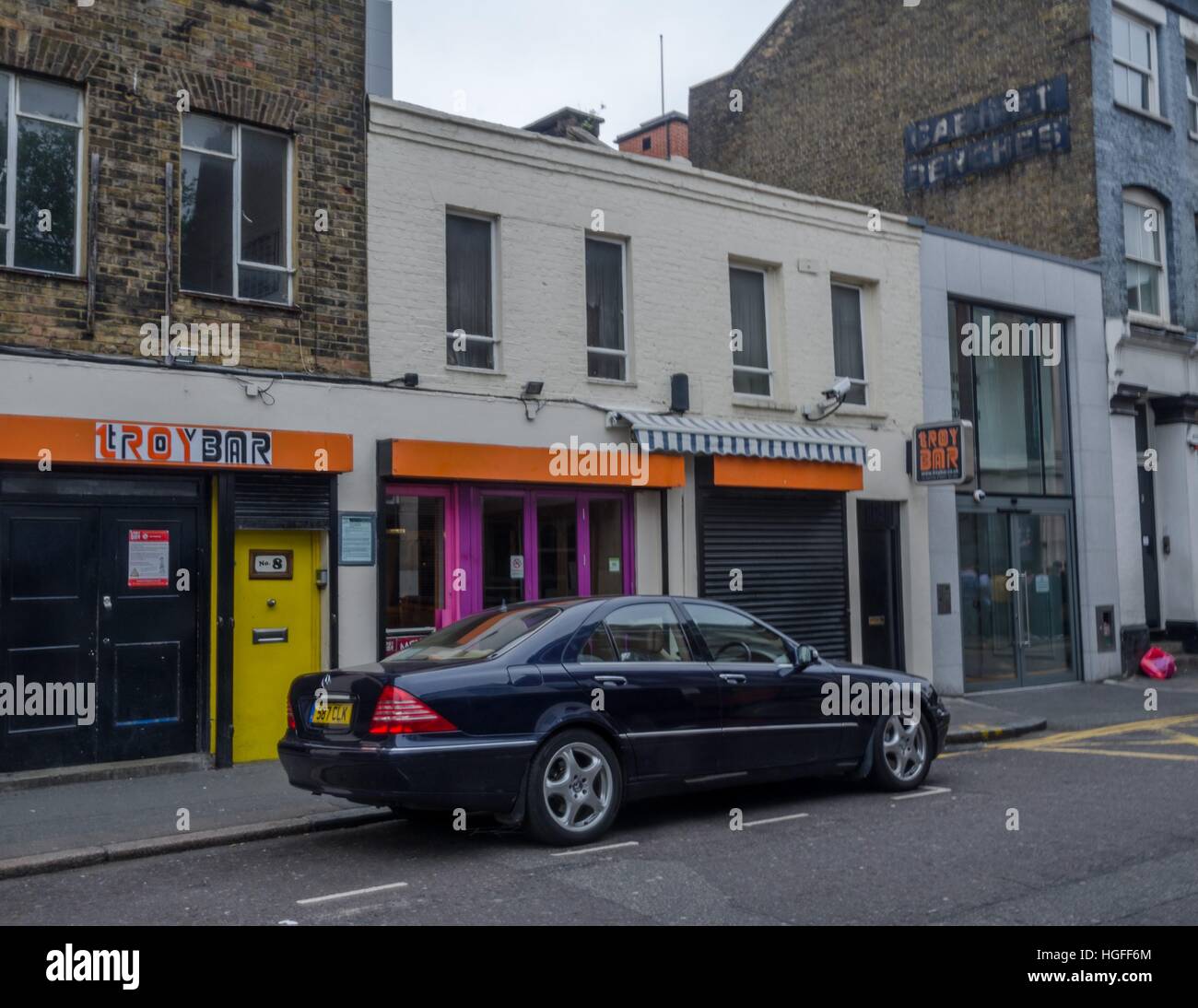 A bar renowned for jazz funk music in London England Stock Photo