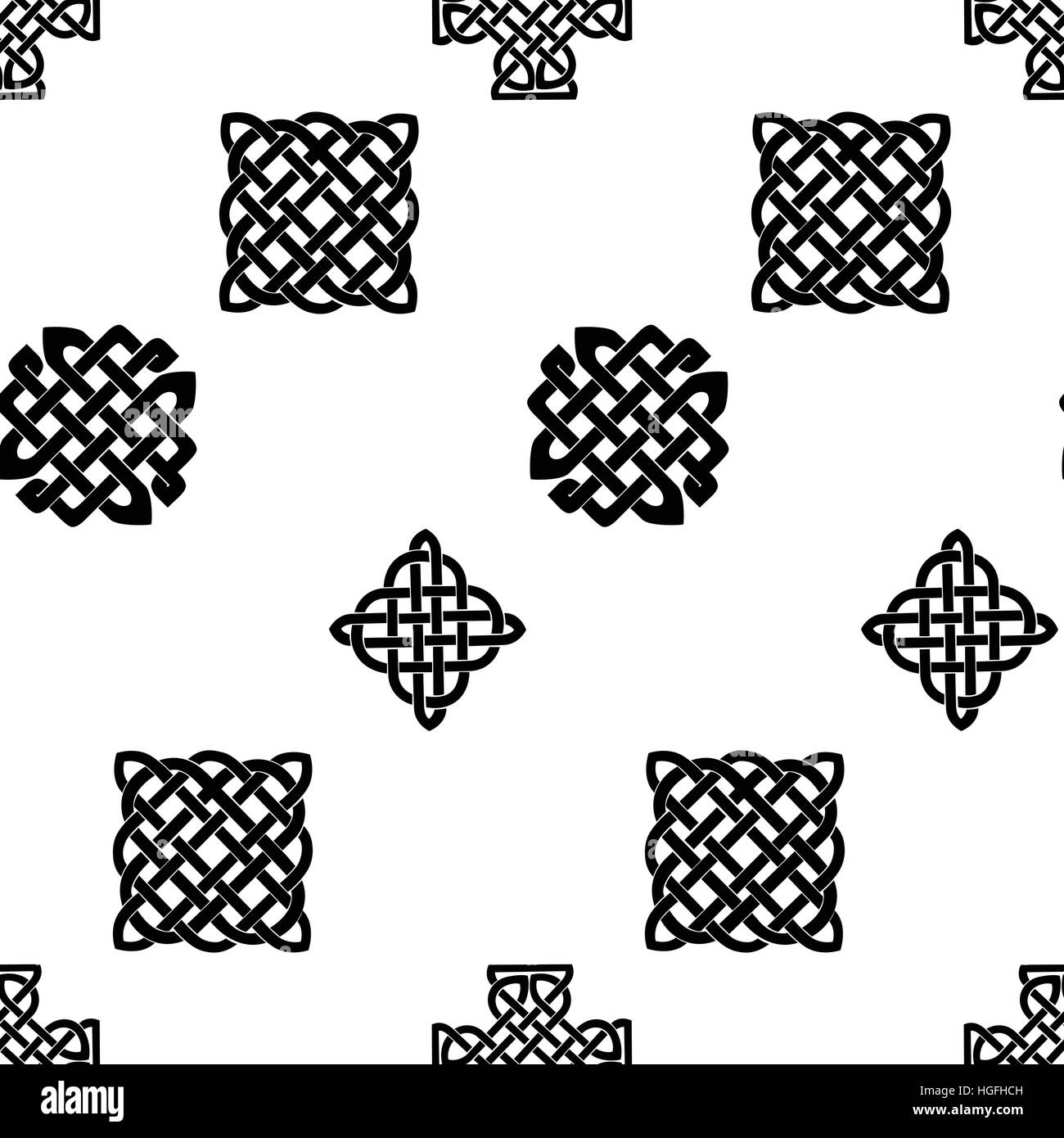 Celtic knot seamless pattern Stock Vector Image & Art - Alamy