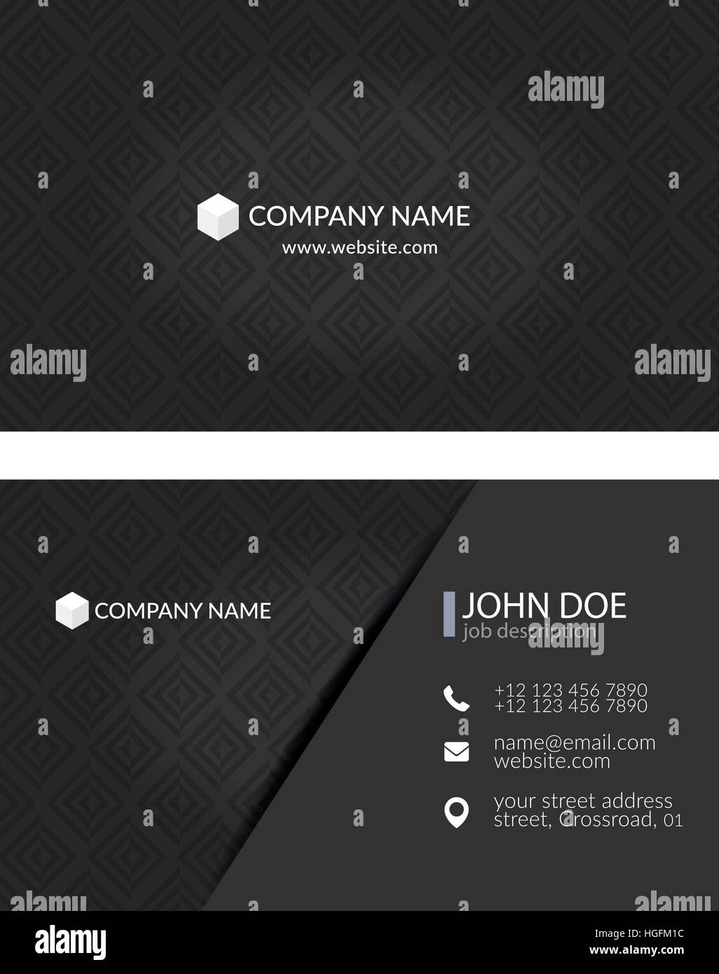 Elegant business card design template for creative design Stock Vector Image & Art Alamy