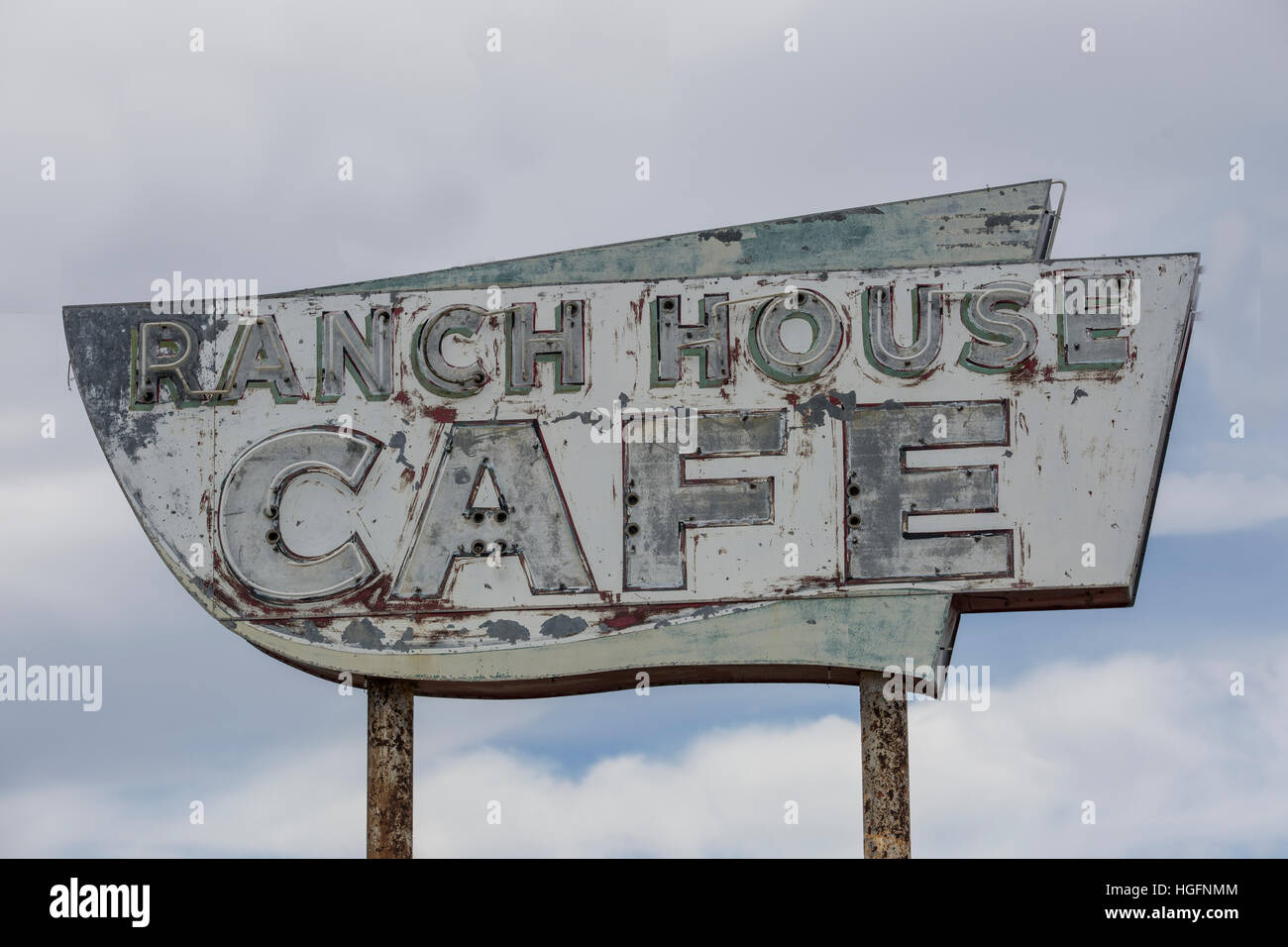 Ranch House Café, Vaughan, New Mexico, USA Stock Photo Alamy