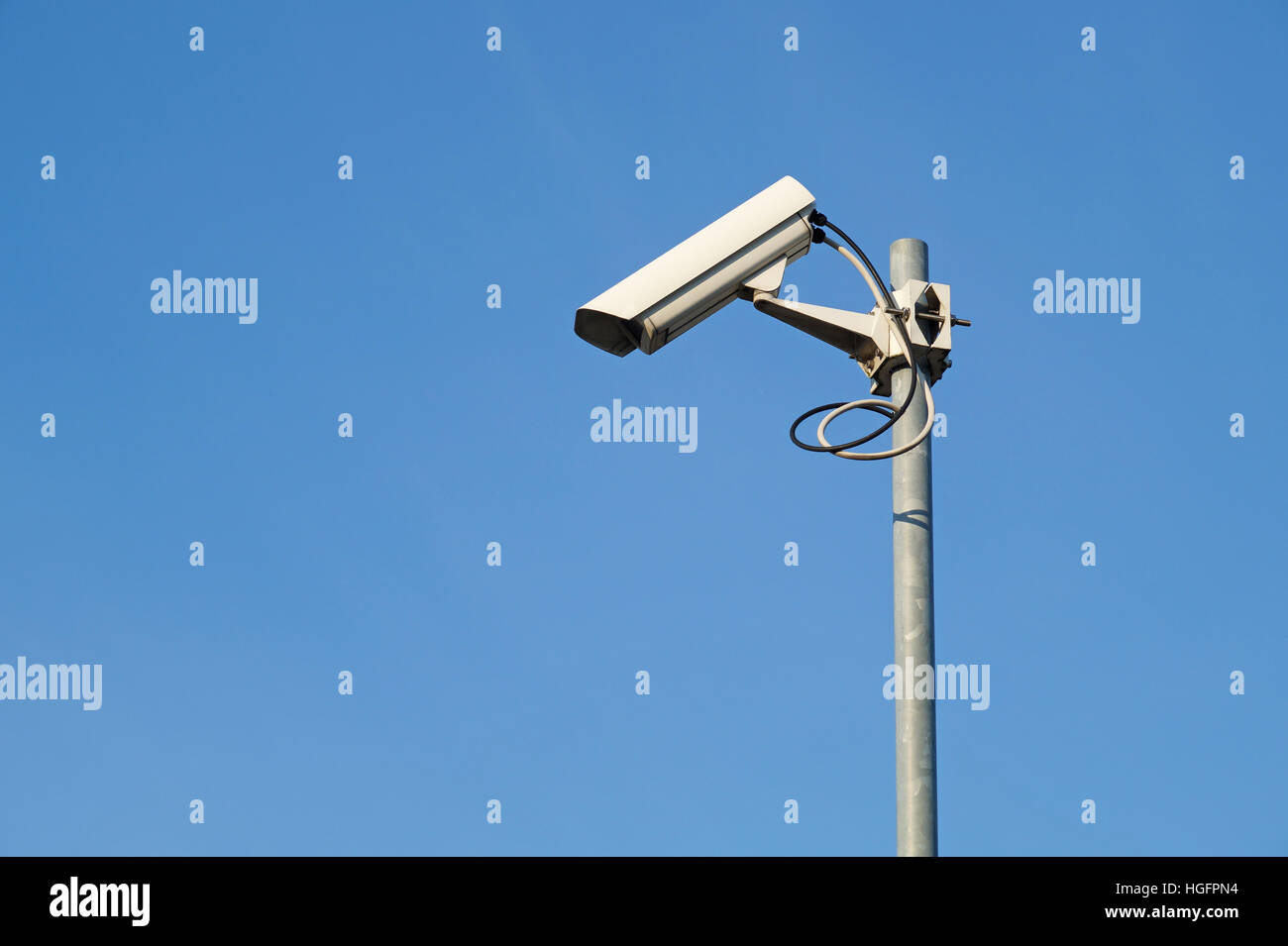 Cluster of security cameras at entrance to secure area Stock Photo Alamy