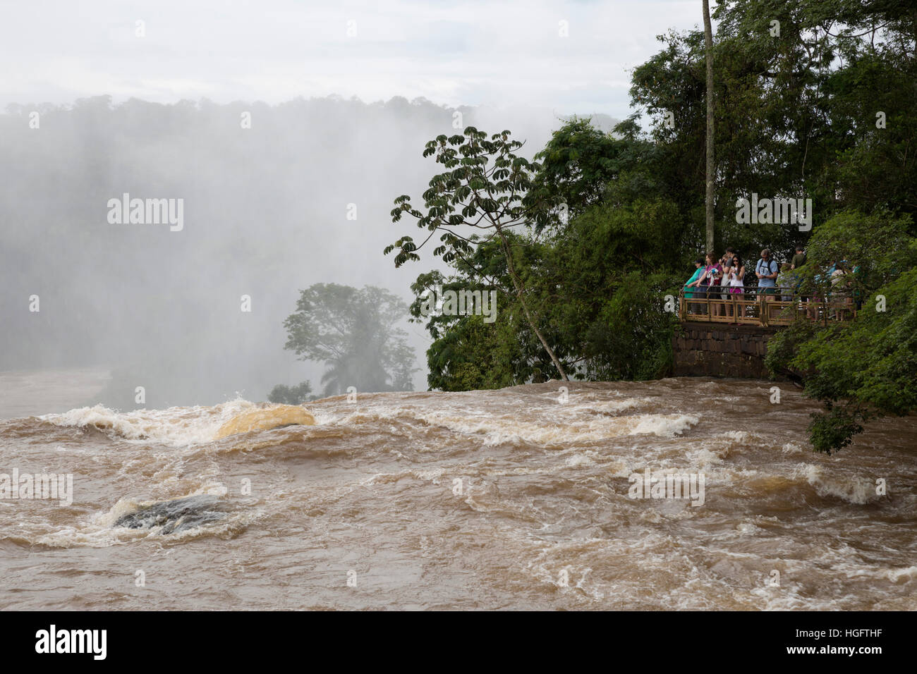 Iguazu Falls, Iguazu National Park, Misiones Province, The Northeast, Argentina, South America Stock Photo