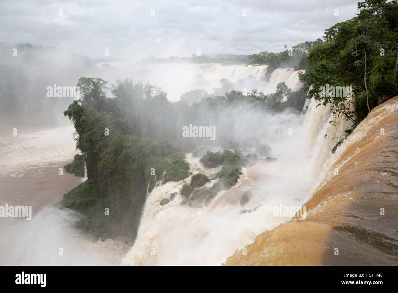 Iguazu Falls, Iguazu National Park, Misiones Province, The Northeast, Argentina, South America Stock Photo