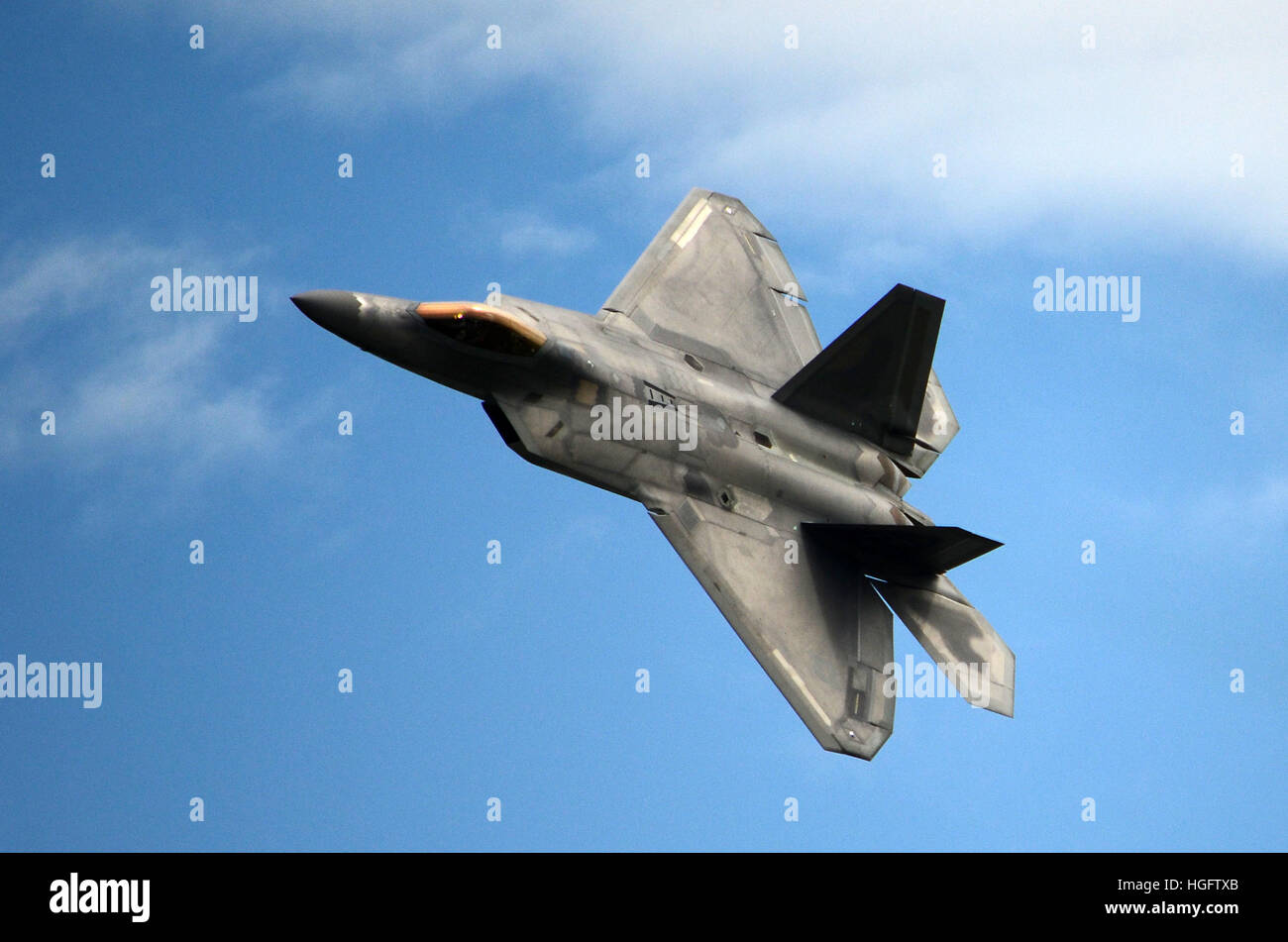 Lockheed Martin F-22 Raptor Stock Photo