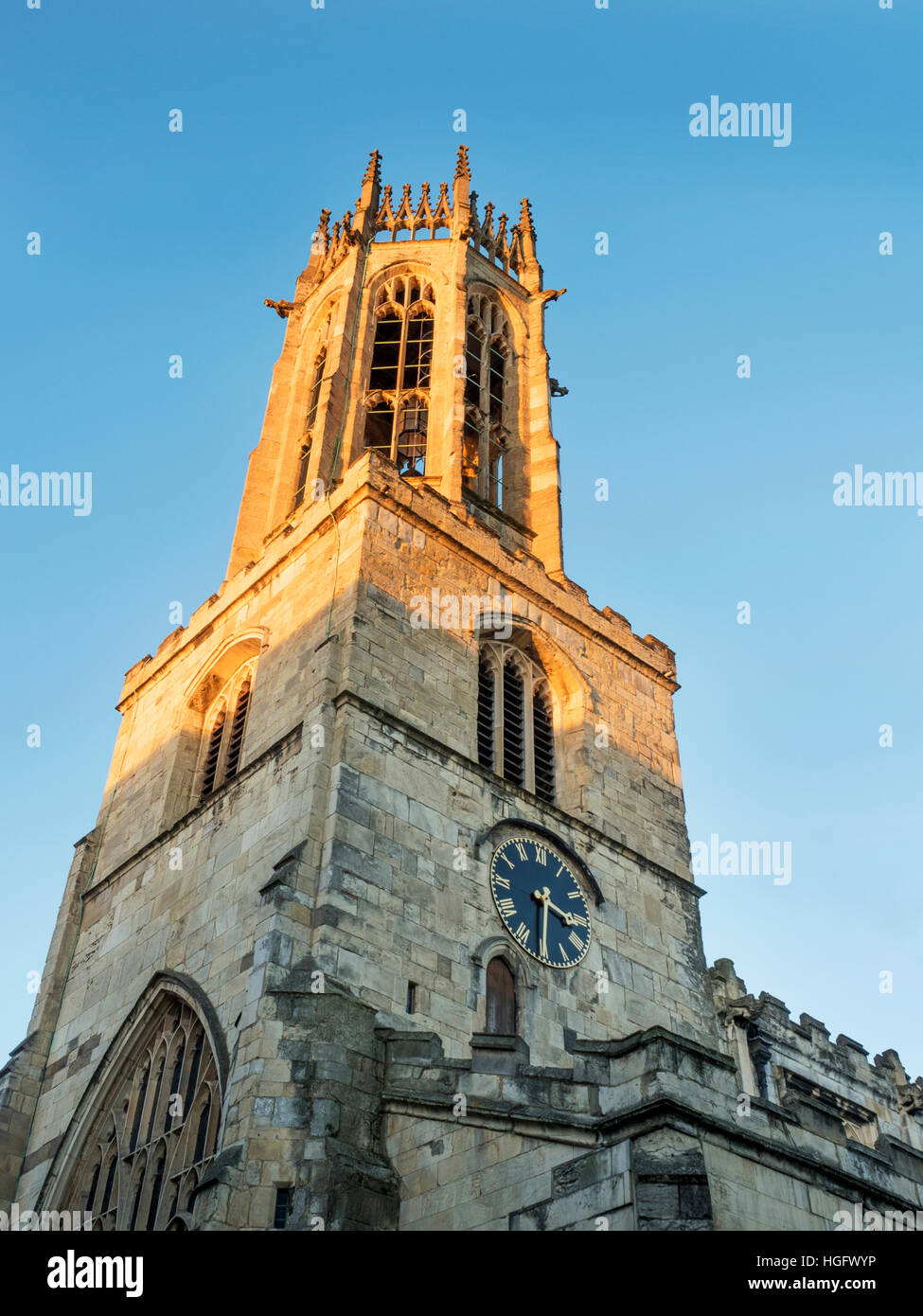 All Saints Pavement Guild Church of the City of York and Regimental Church of the Royal Dragoon Guards York Yorkshire England Stock Photo