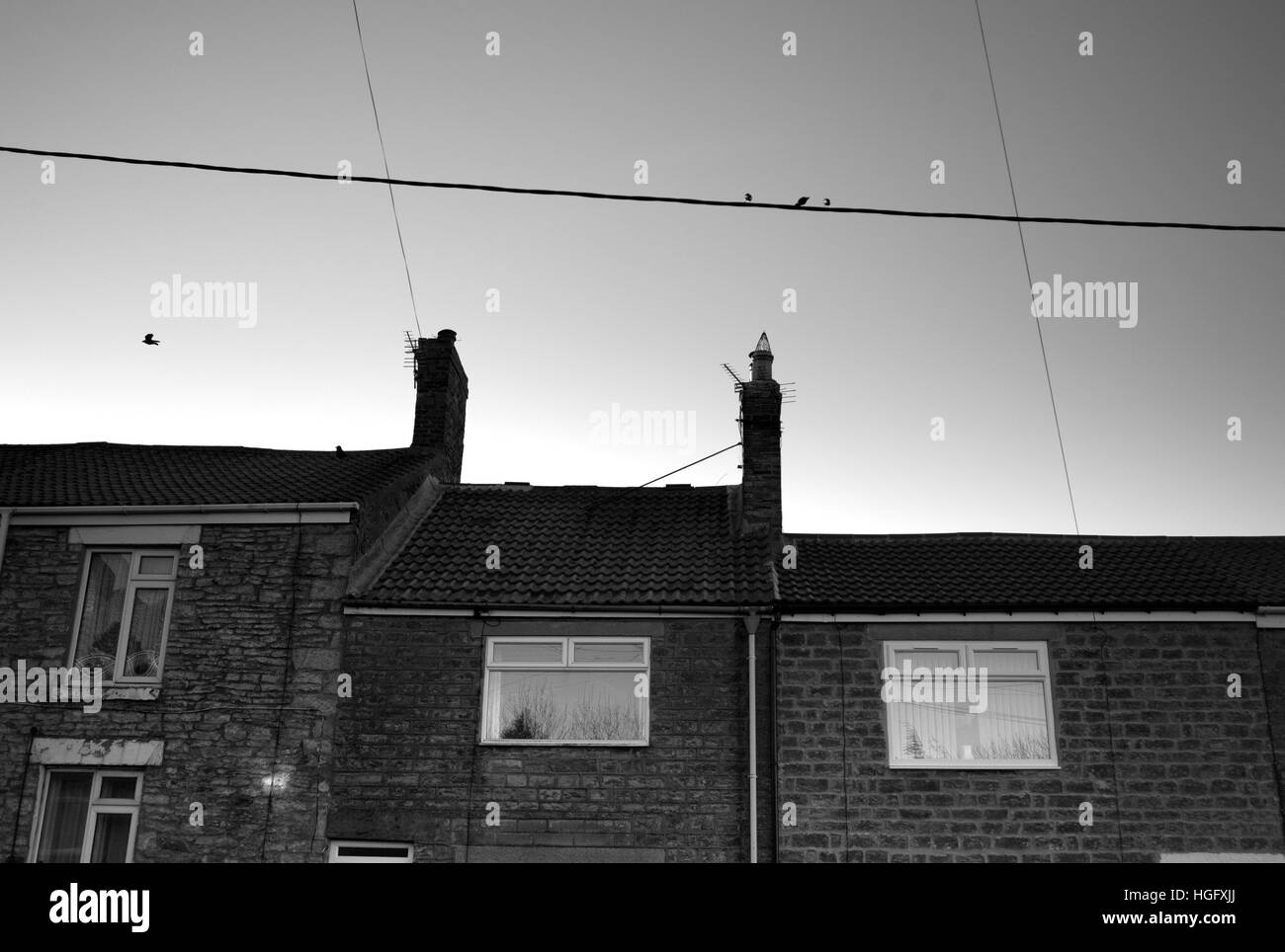 Wolsingham Road, Tow Law, County Durham Stock Photo Alamy