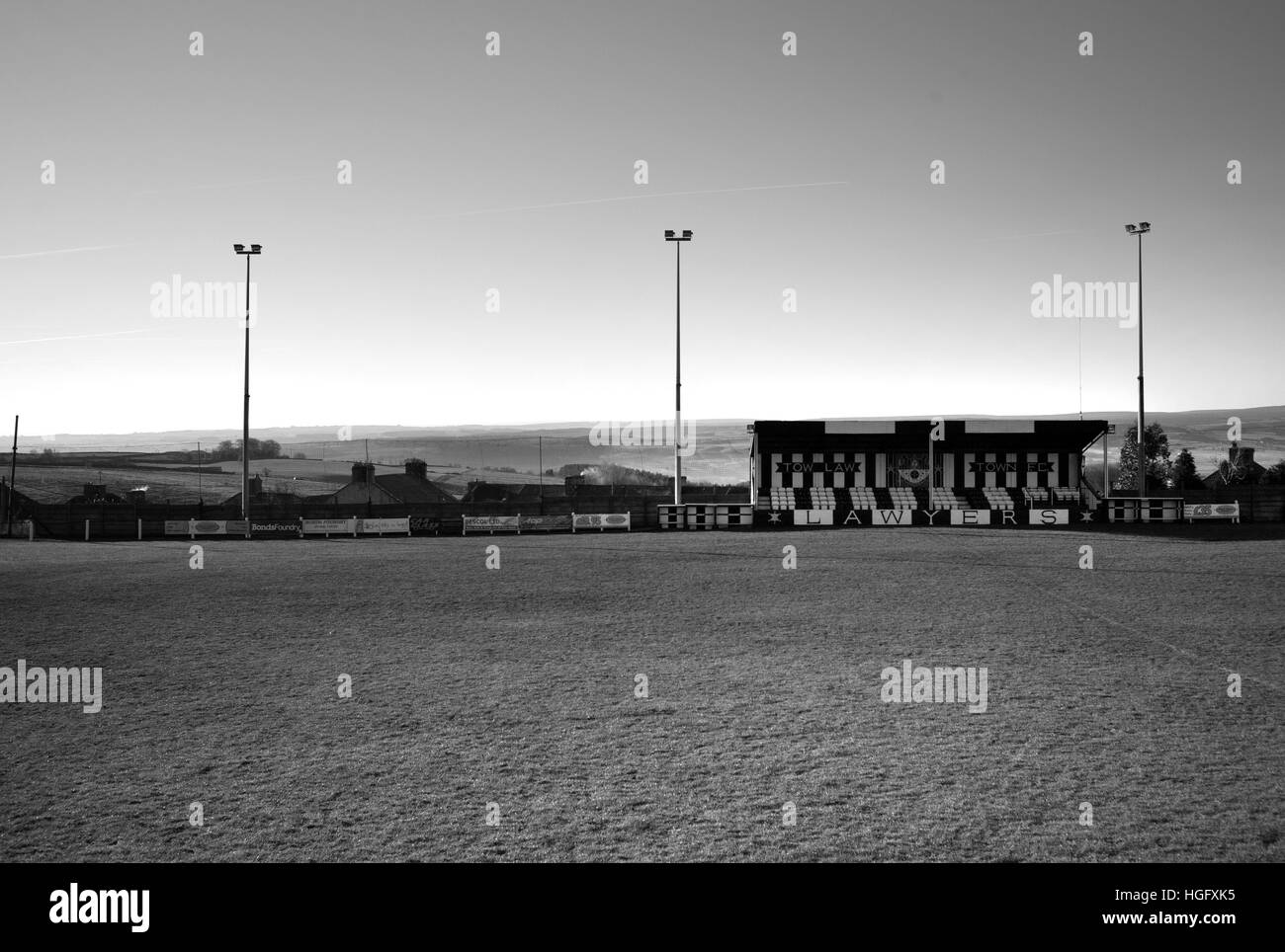 Tow Law AFC, Ironworks Road, Tow Law, County Durham Stock Photo