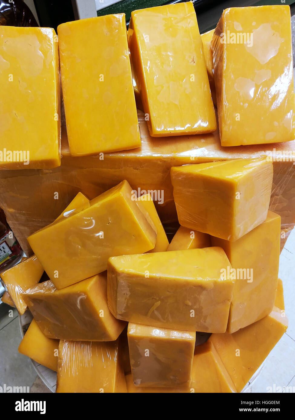 Supermarket Cheese Display High Resolution Stock Photography and Images