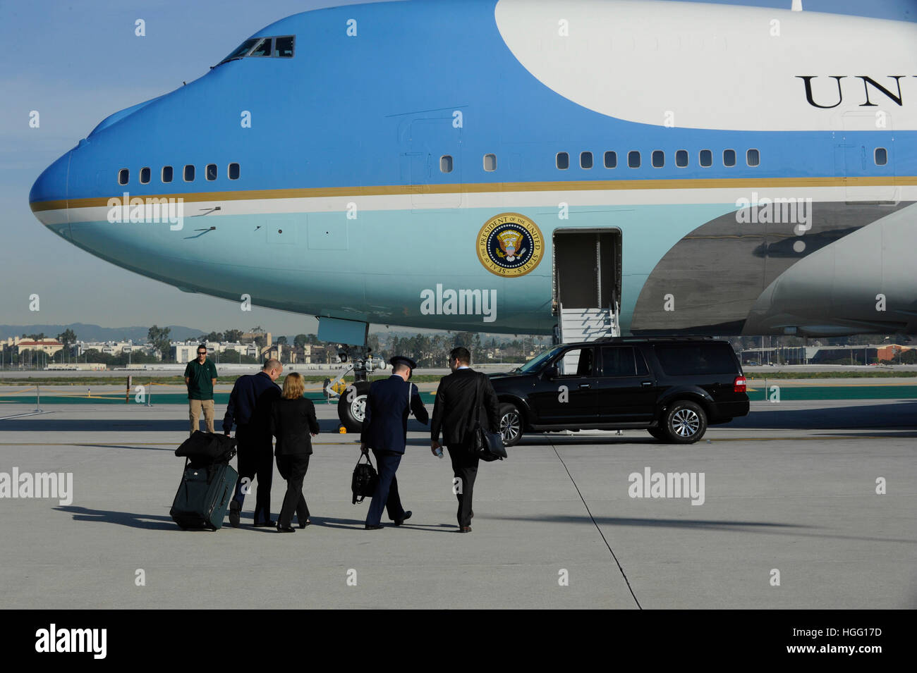 Boarding air force one hi res stock photography and images Alamy