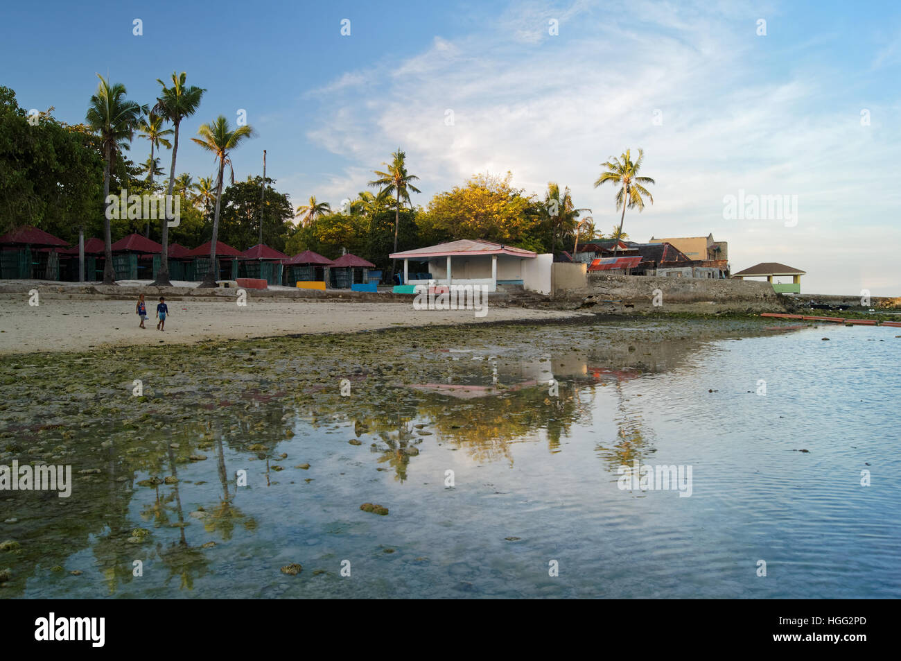 South East Asia,Philippines,Metro Cebu,Mactan Island,Marigondon,Vano Beach Resort Stock Photo