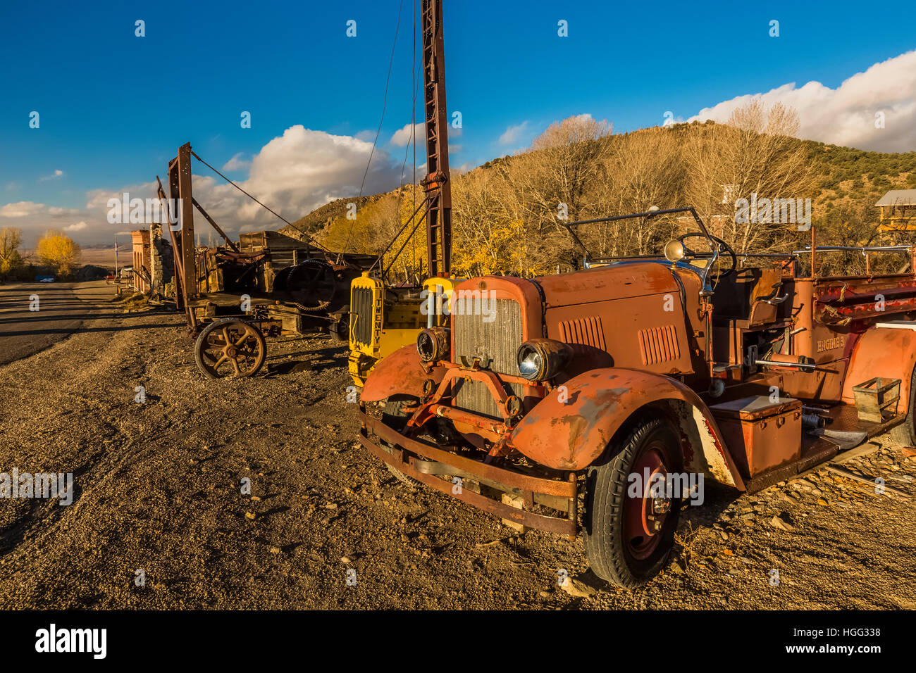 Antique fire engine hi-res stock photography and images - Alamy