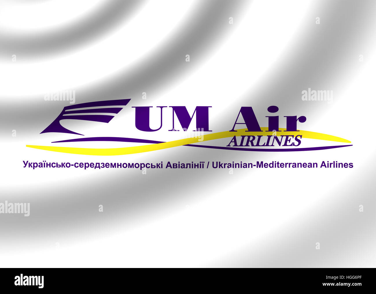 UM Air logo flag Stock Photo