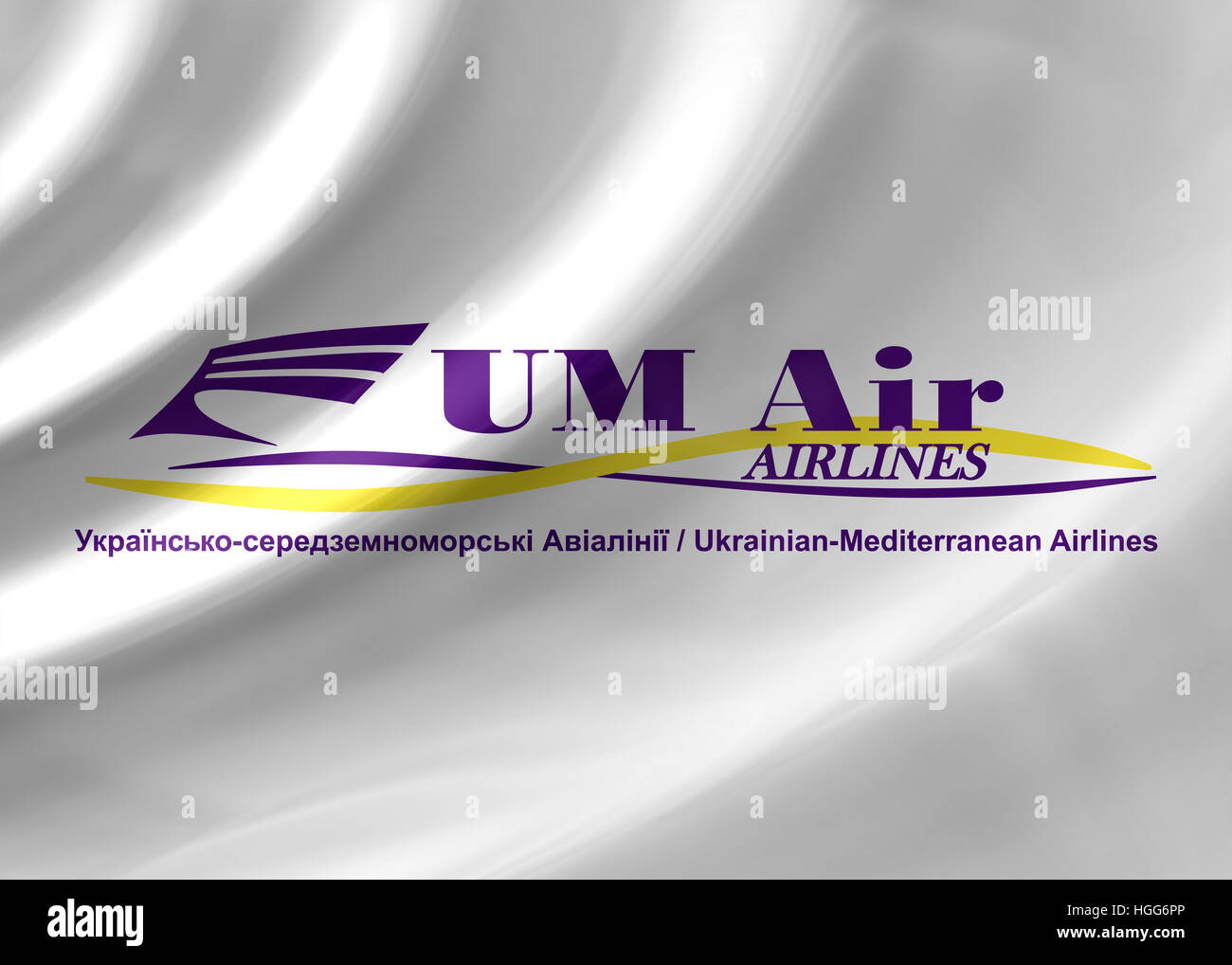 UM Air logo flag Stock Photo