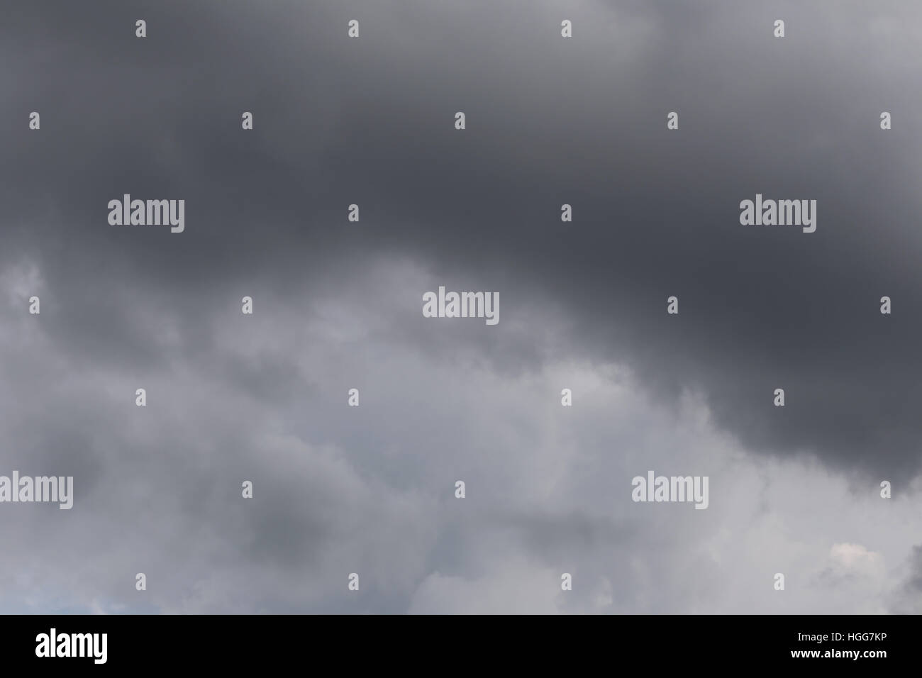 Overcast sky of rain clouds forming in the sky in concept of climate,Poor weather in the daytime. Stock Photo
