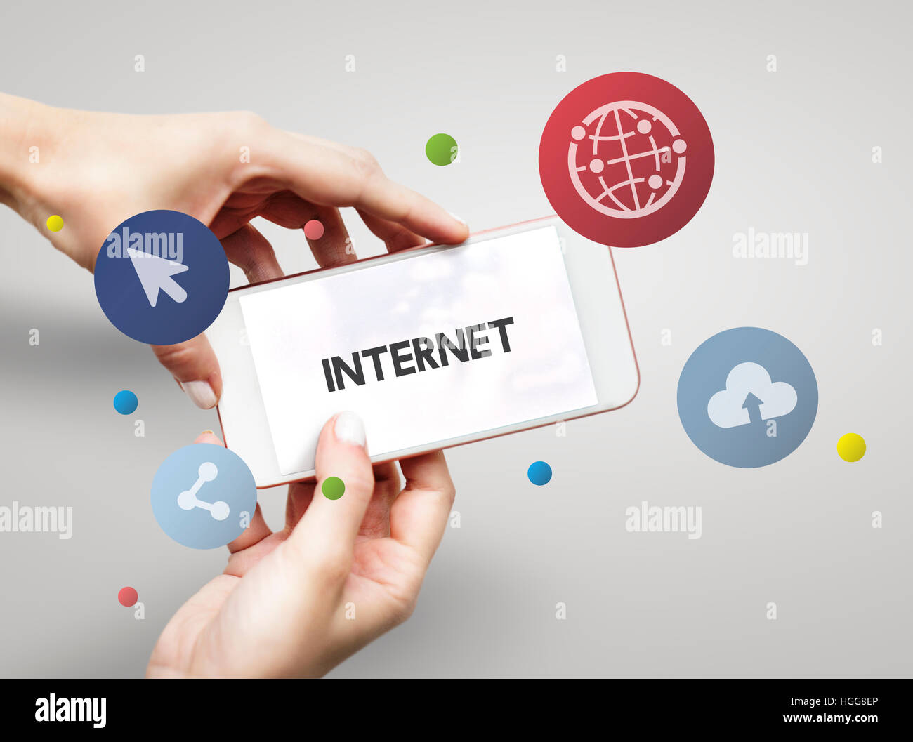 Internet Network Communication Connection Concept Stock Photo - Alamy