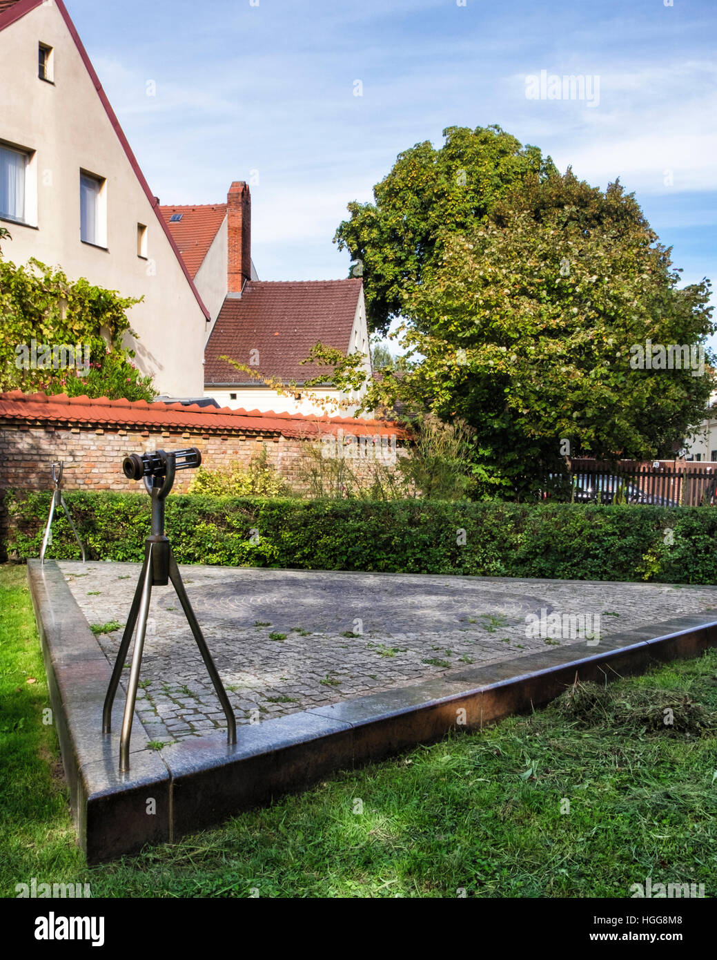Berlin,Neukölln,Richardstrasse. Comenius garden. A leafy urban park