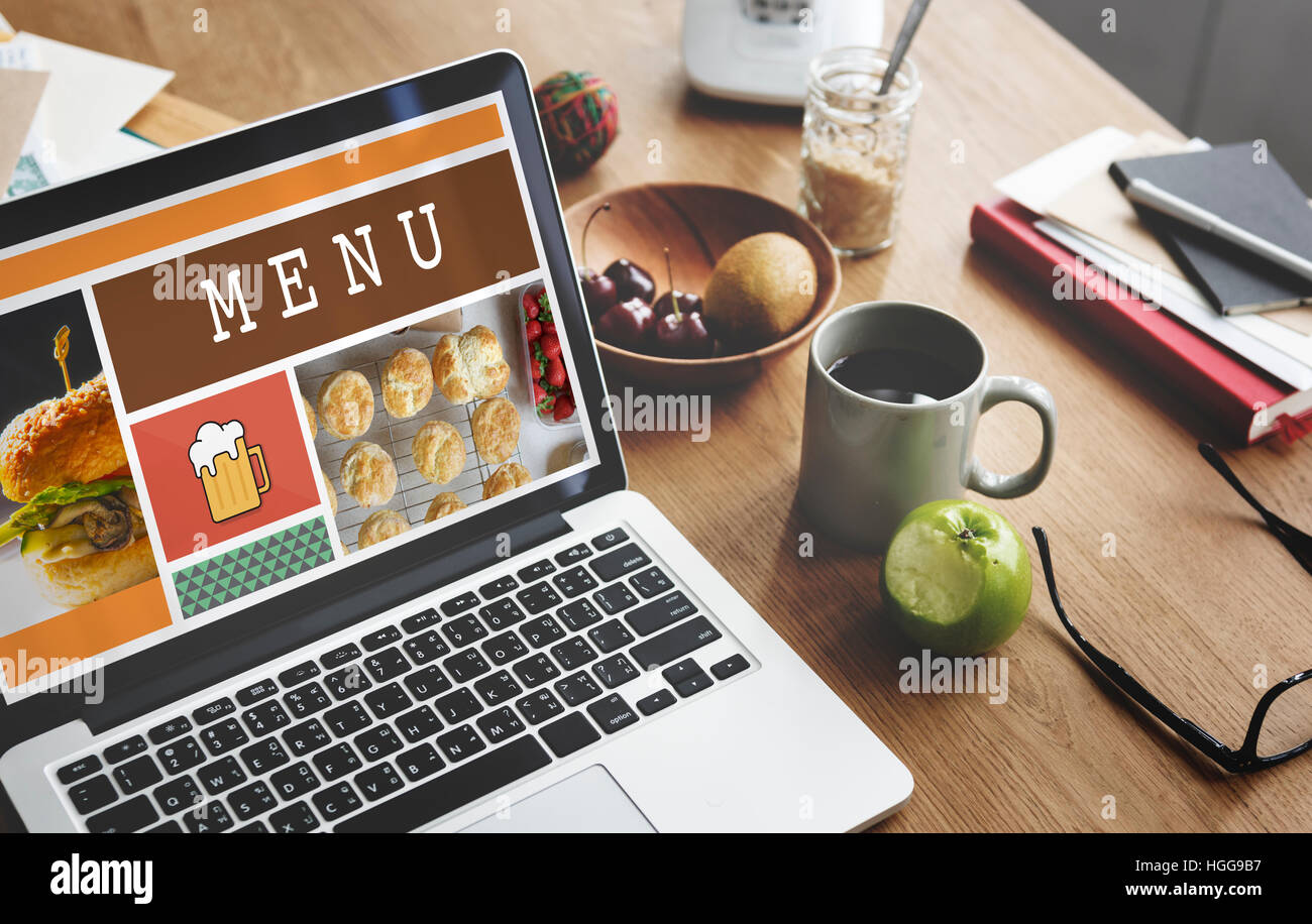 Food Menu Appetite Cuisine Concept Stock Photo - Alamy