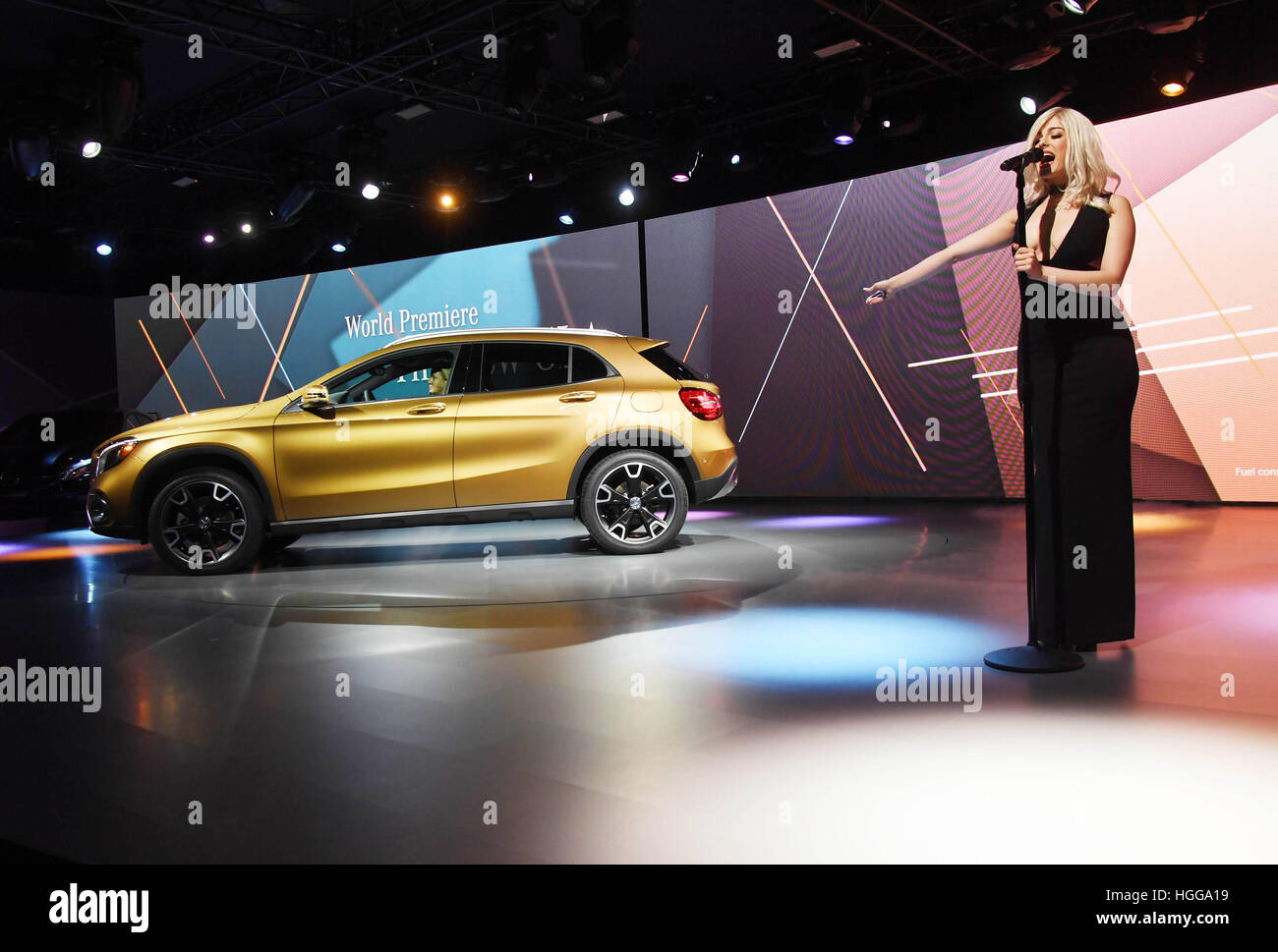Detroit Usa 8th Jan 17 Bebe Rexha Performs At The Presentation Of The New Mercedes Benz Gla On The Eve Of The First North American International Auto Show Naias Press Day In A Detroit Usa 8th Jan 17 Bebe Rexha Performs At The Presentation Of The New Mercedes Benz Gla On The Eve Of The First North American International Auto Show Naias Press Day In A
