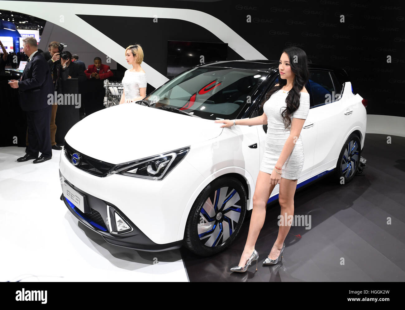 Detroit, USA. 9th Jan, 2017. China's Guangzhou Automobile Group Motor