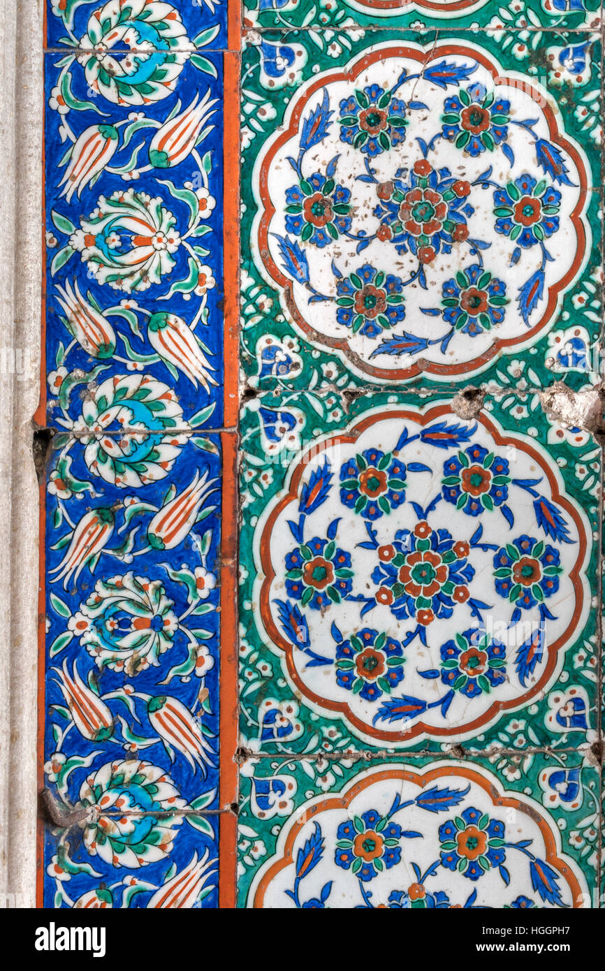 detail from Mesih Mehmed Pasha Mosque Istanbul Turkey Stock Photo
