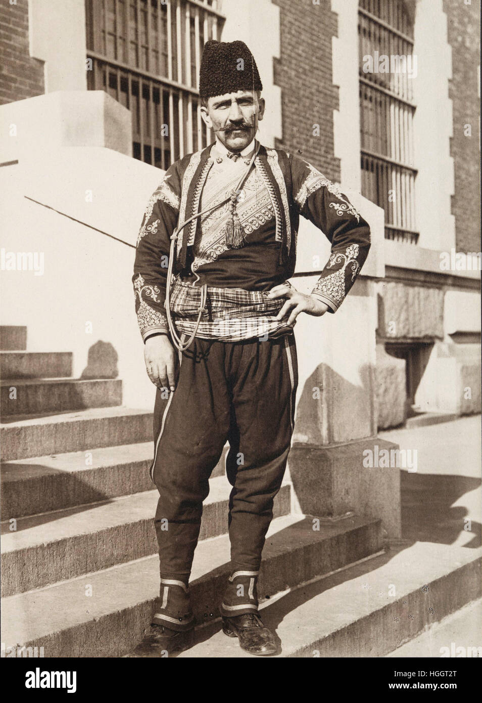 Turkish man  - Ellis Island Immigration Station 1902-1913 Stock Photo