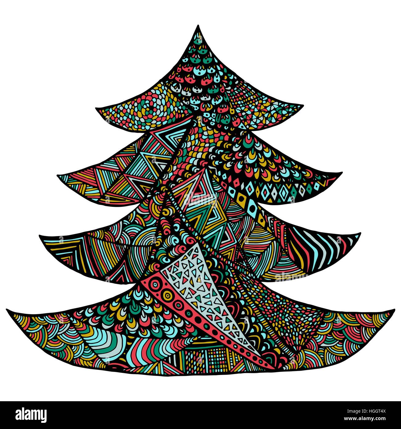Happy new year and merry christmas card Stock Vector Image & Art - Alamy