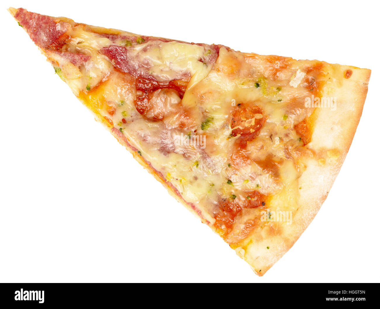 slice pizza isolated on a white background Stock Photo - Alamy
