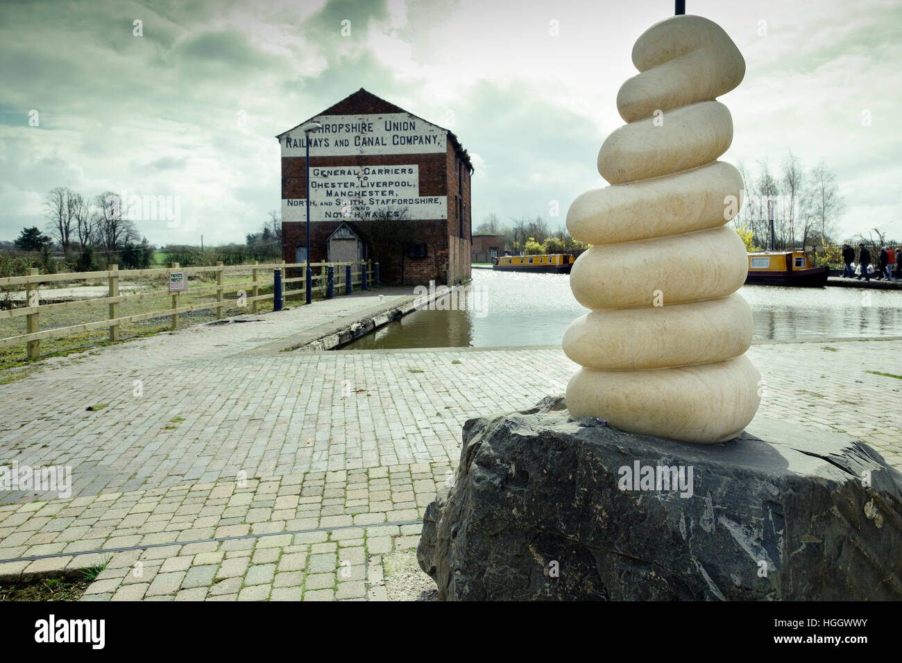 Blue Shipping Containers Stock Photo - Alamy