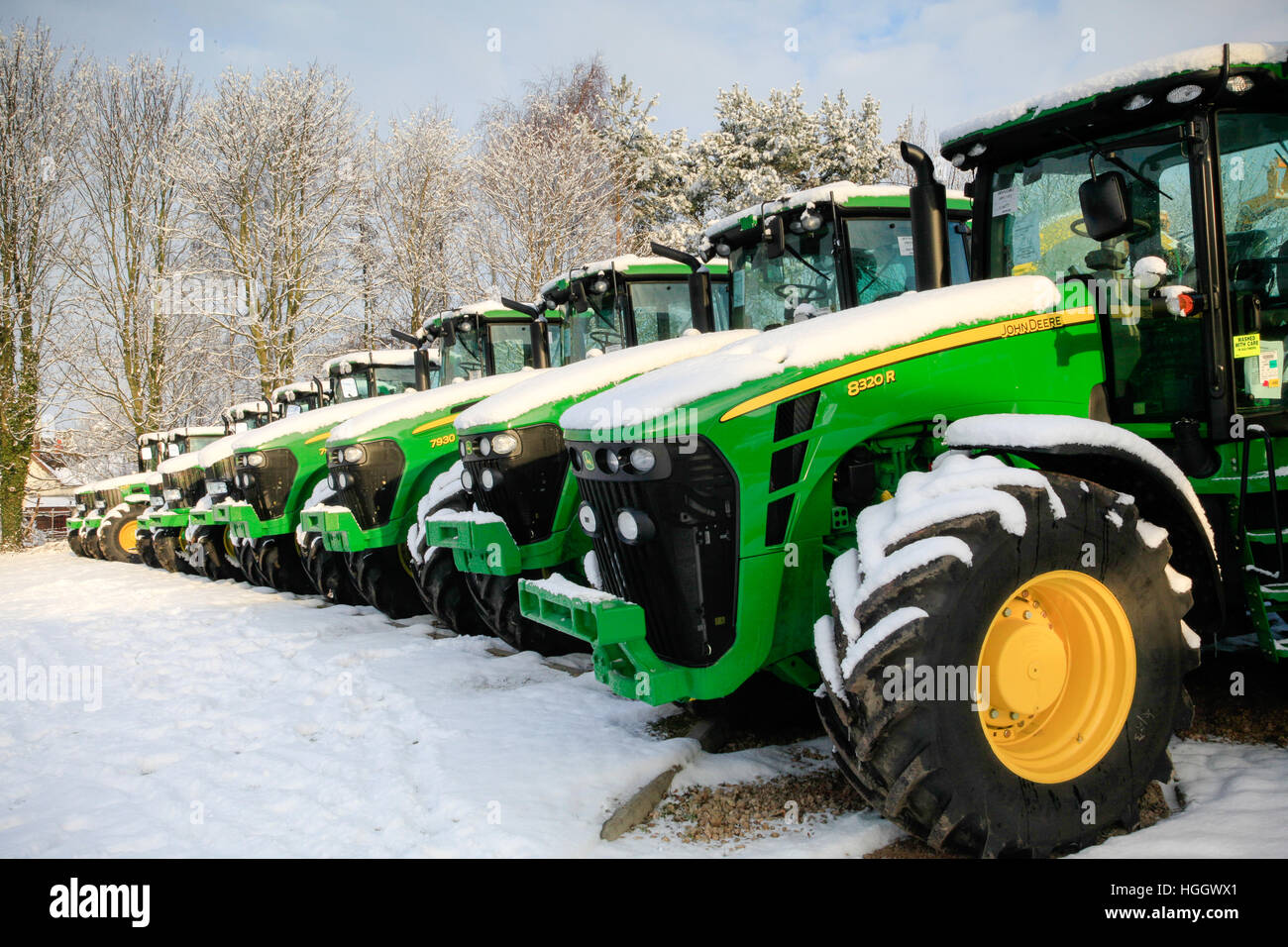 Green tractors hires stock photography and images Alamy