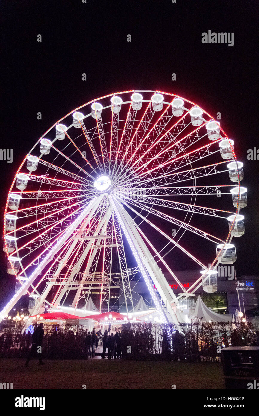 Birmingham Big Wheel, Centenary Square, Broad Street, Birmingham, West