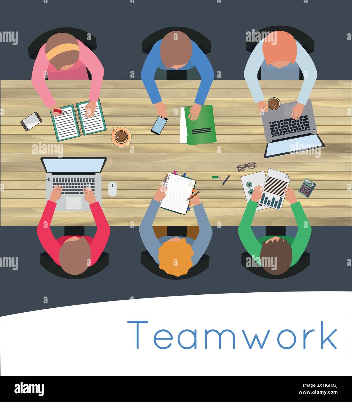 Business meeting and brainstorming Stock Vector Image & Art - Alamy