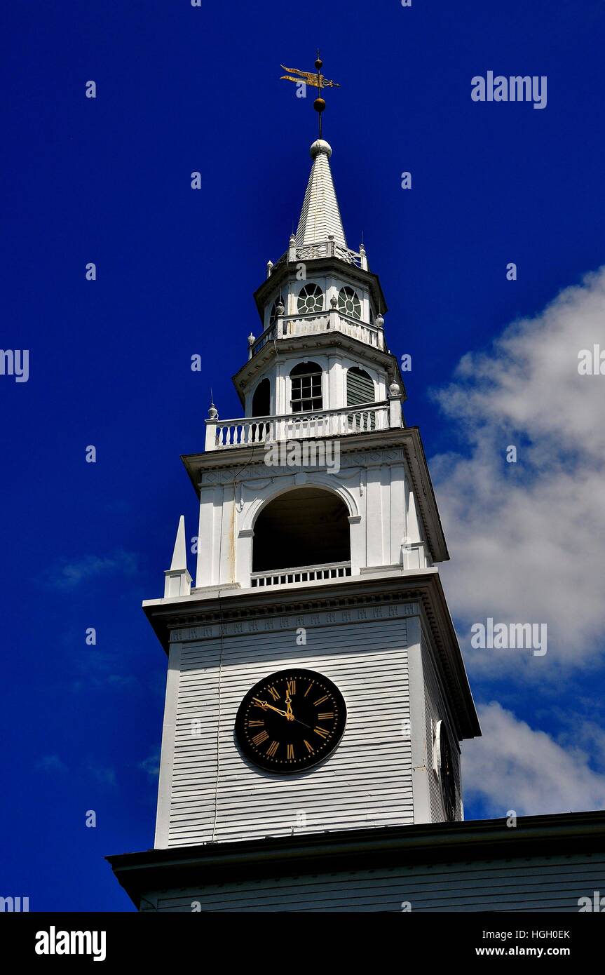 Fitzwilliam, New Hampshire July 11, 2013 1775 Original Meeting House church with multitiered