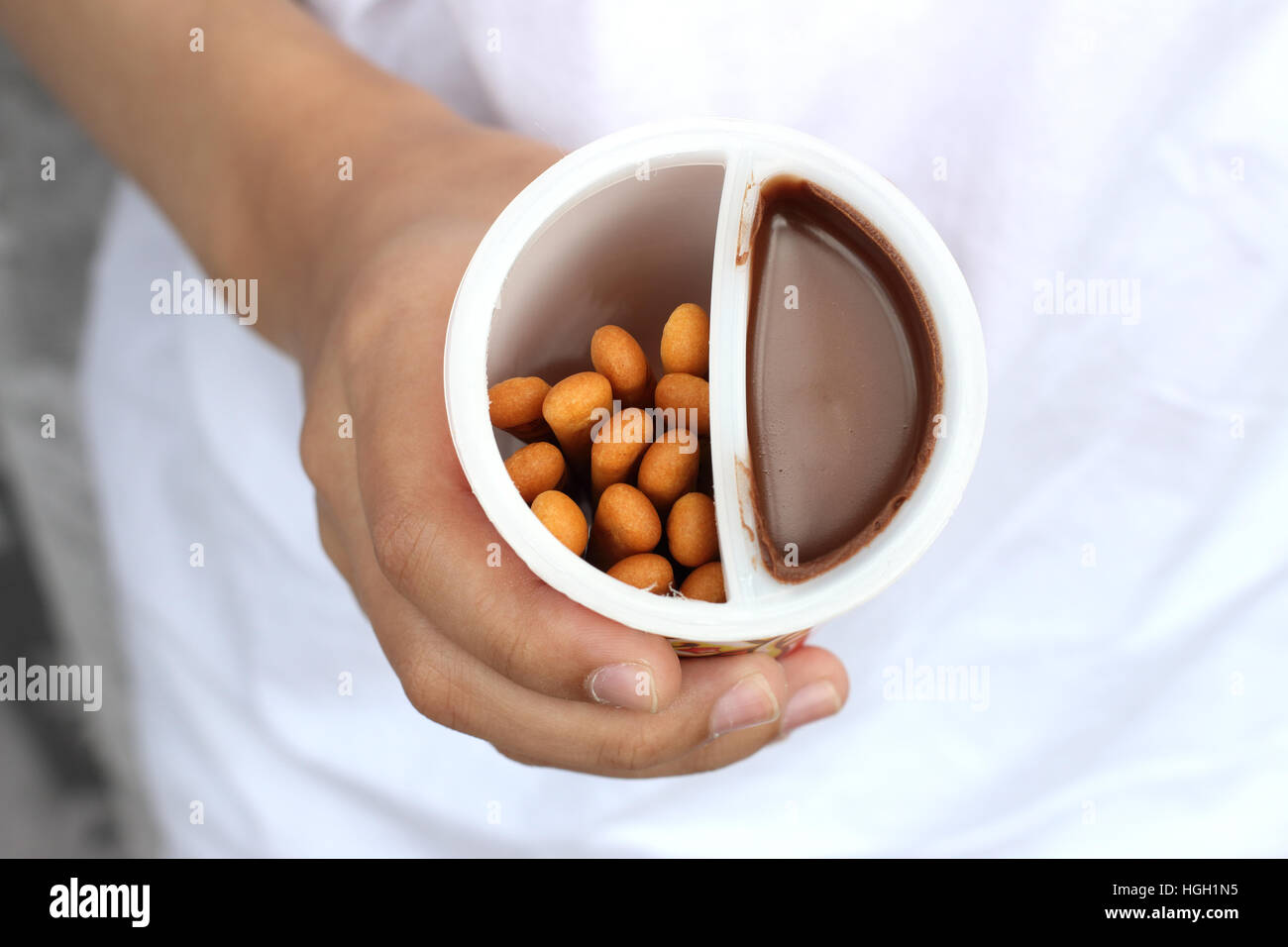 Meiji Yan Yan crispy biscuit sticks Japanese biscuits Stock Photo Alamy