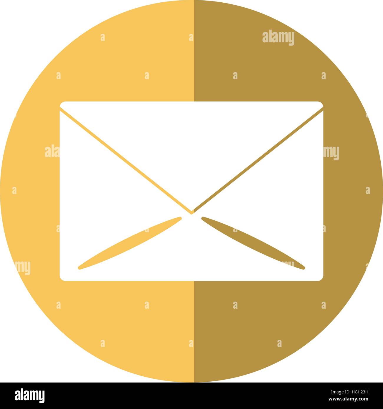 Send document email round Stock Vector Images - Alamy