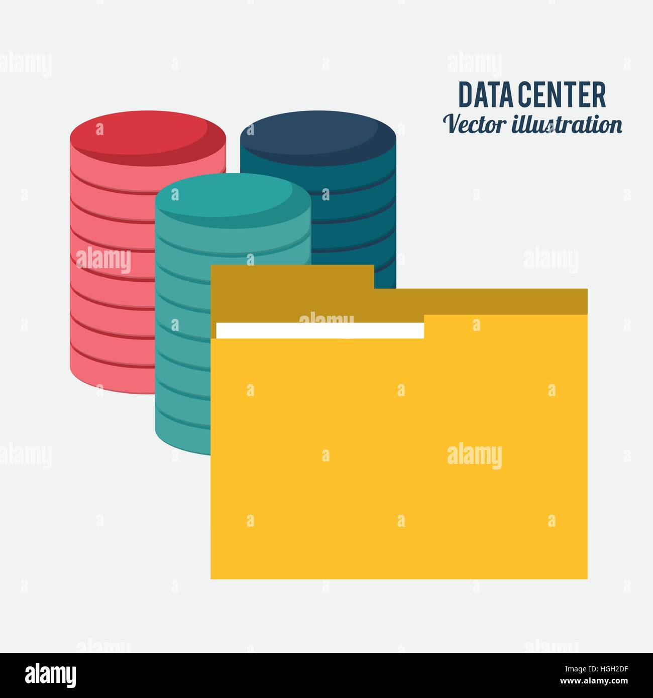 Big data database document service Stock Vector Images - Alamy