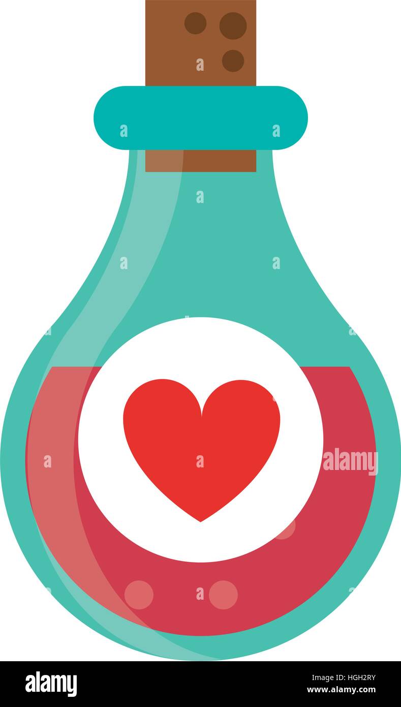 Download bottle elixir love potion Stock Vector Image & Art - Alamy