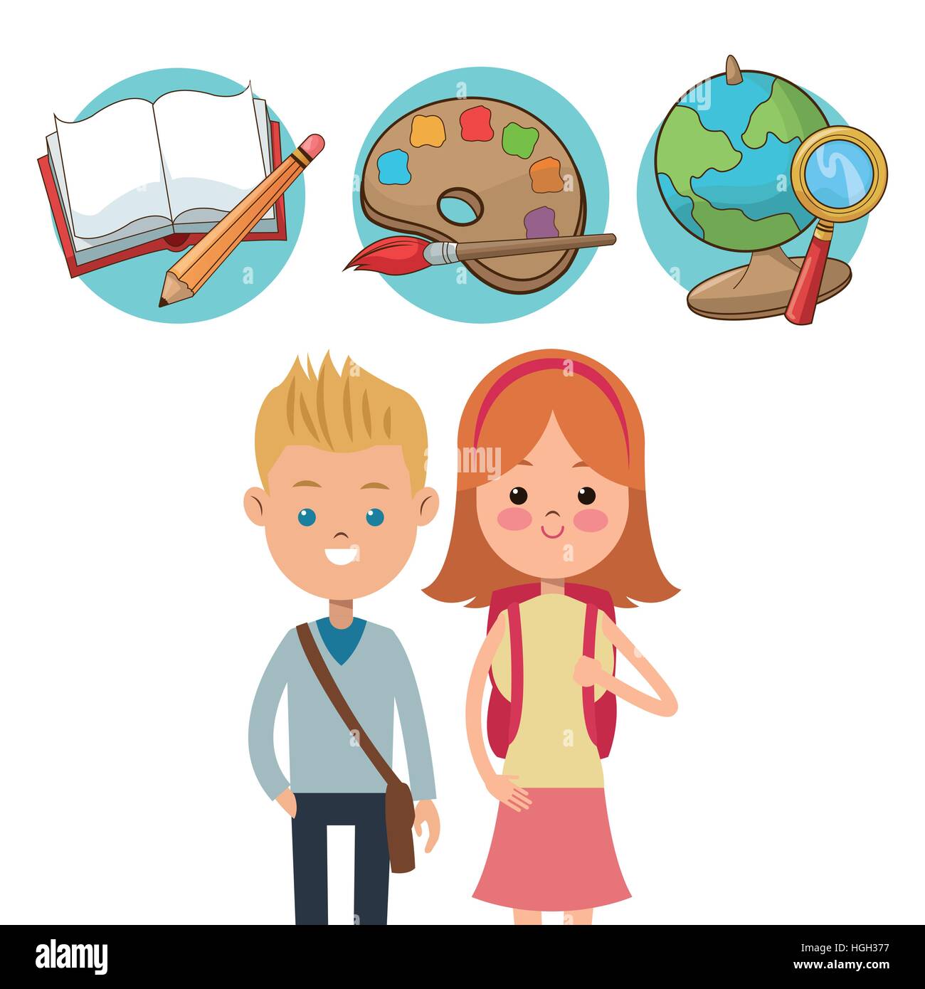 Elementary school class activity Stock Vector Images - Alamy