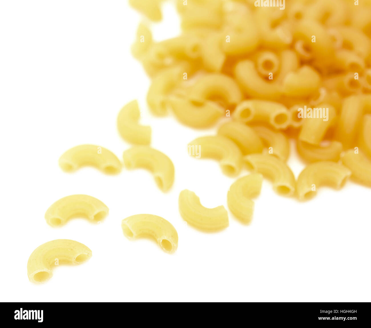 pasta isolated on white background Stock Photo - Alamy