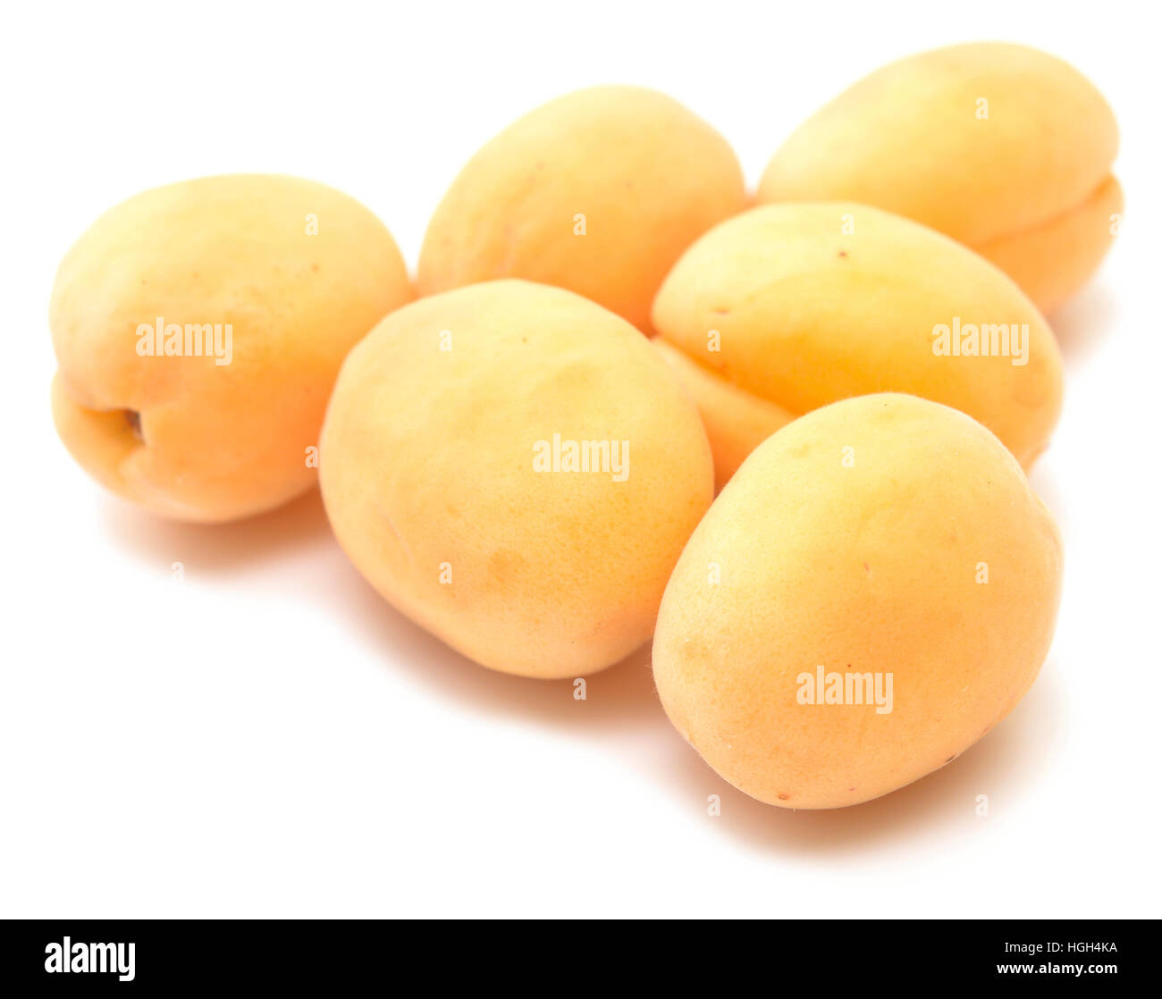 apricots isolated on white background Stock Photo - Alamy