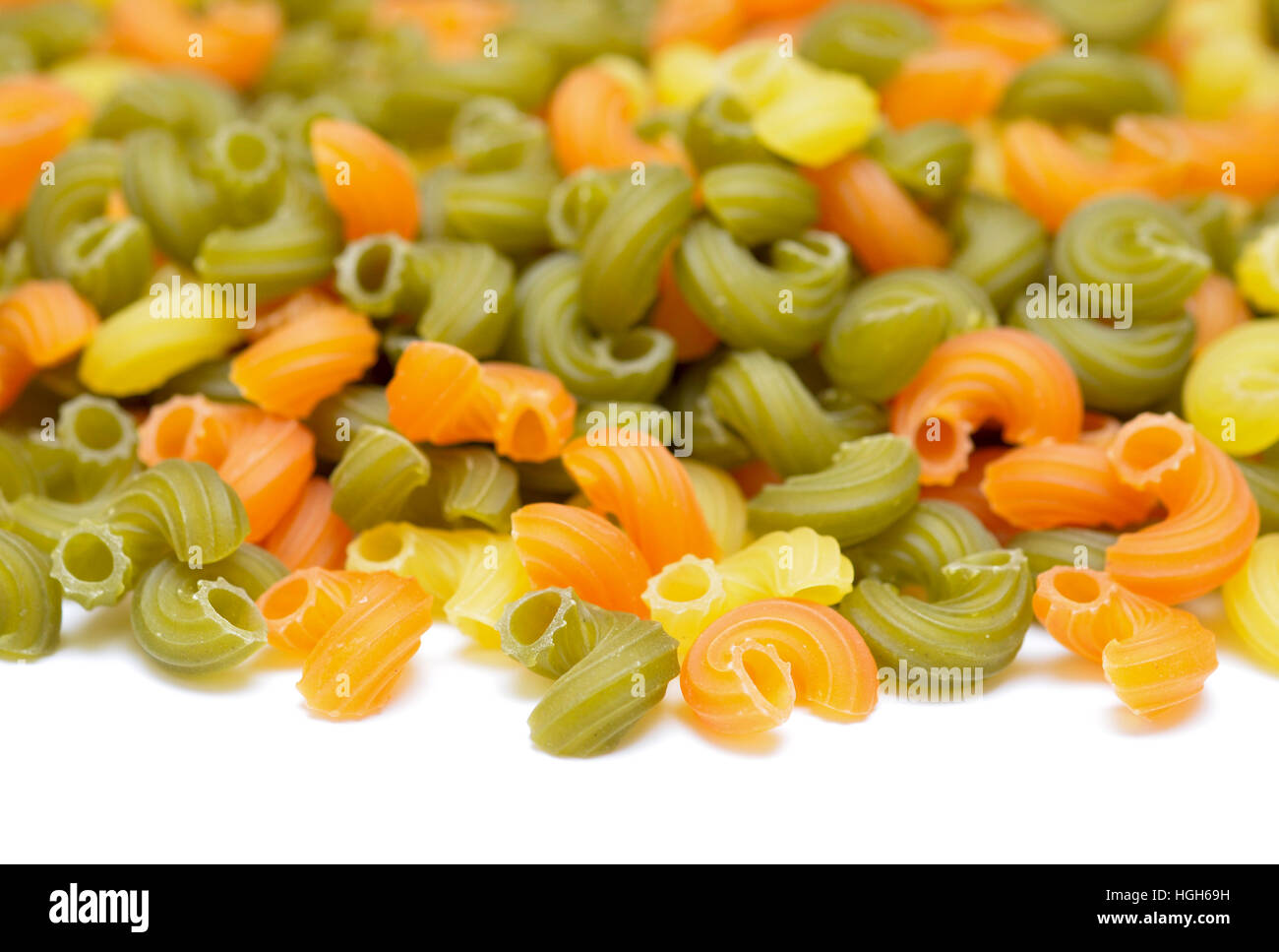 pasta isolated on white background Stock Photo - Alamy