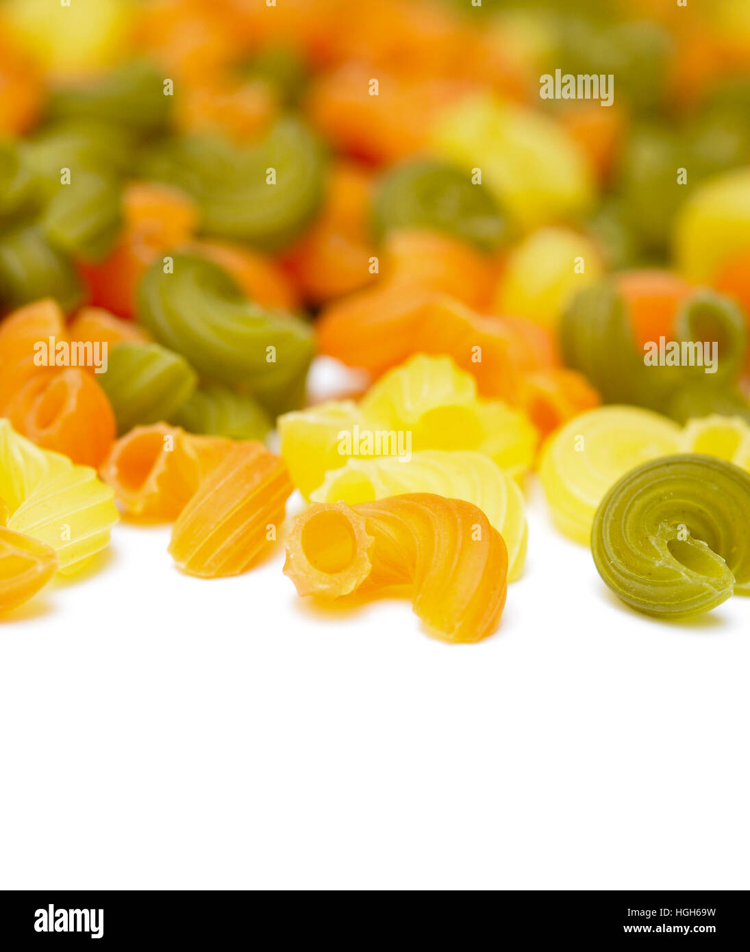 pasta isolated on white background Stock Photo - Alamy