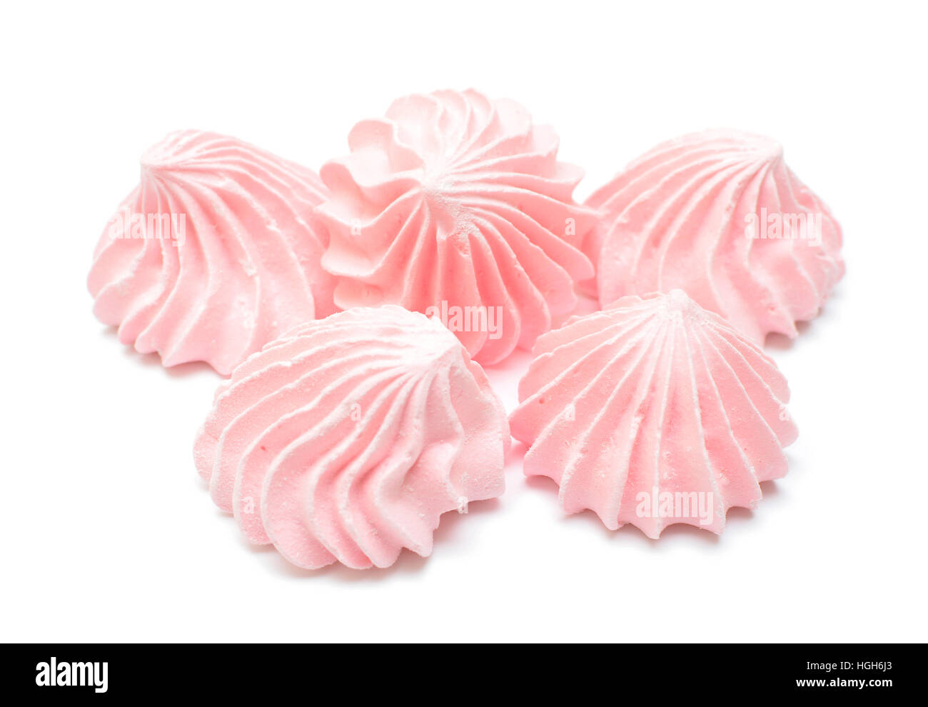 marshmallows isolated on white background Stock Photo - Alamy